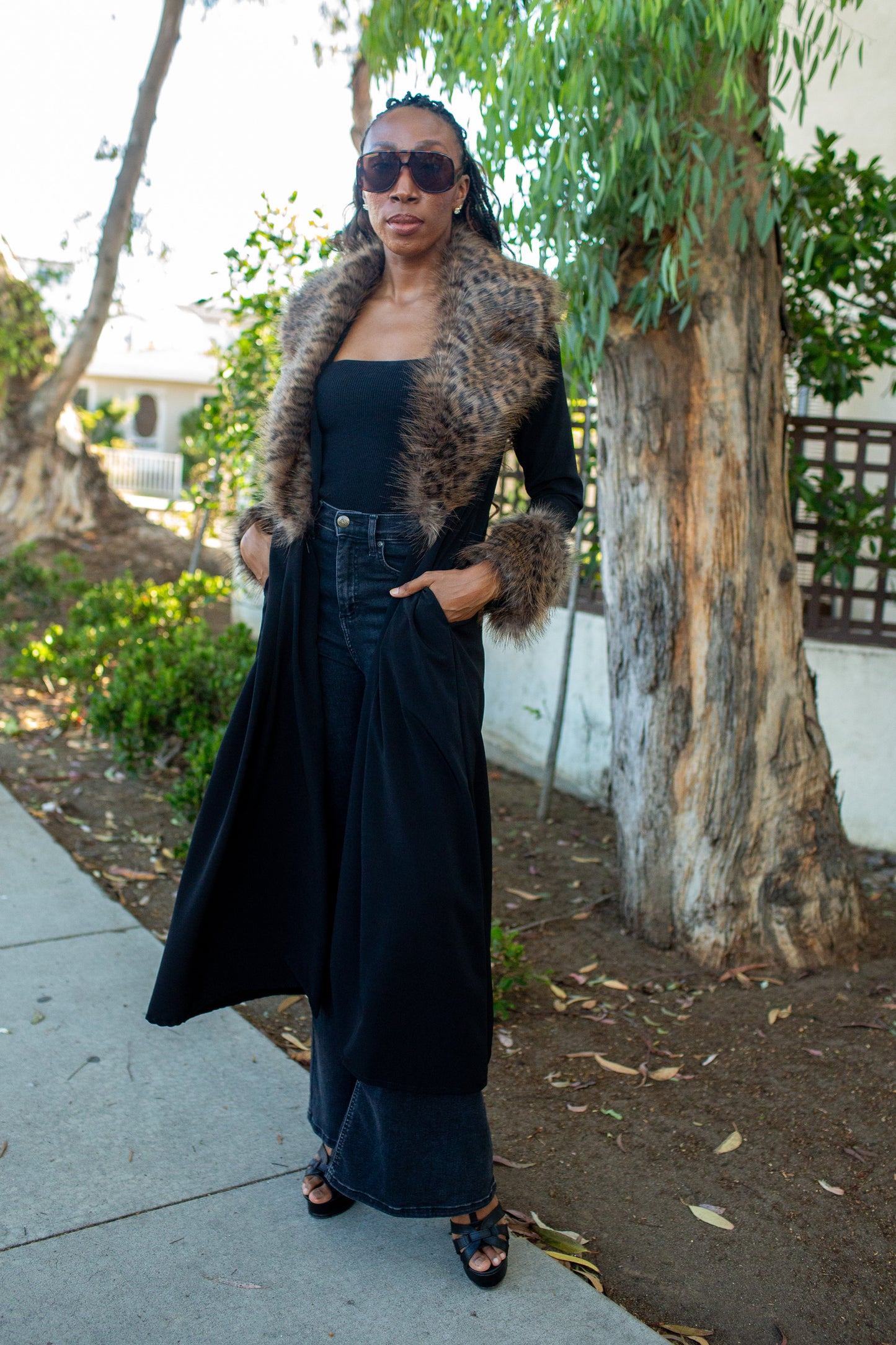 Penny Vicious Remixed Faux Fur Jacket