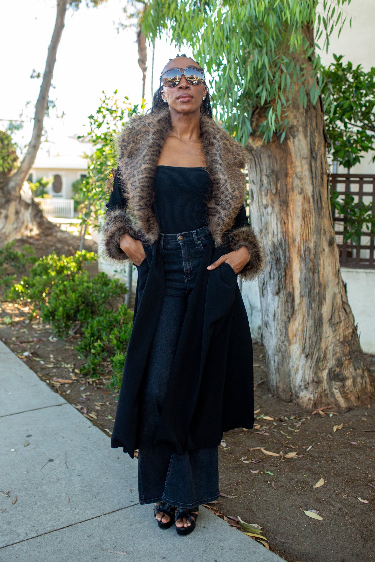 Penny Vicious Remixed Faux Fur Jacket