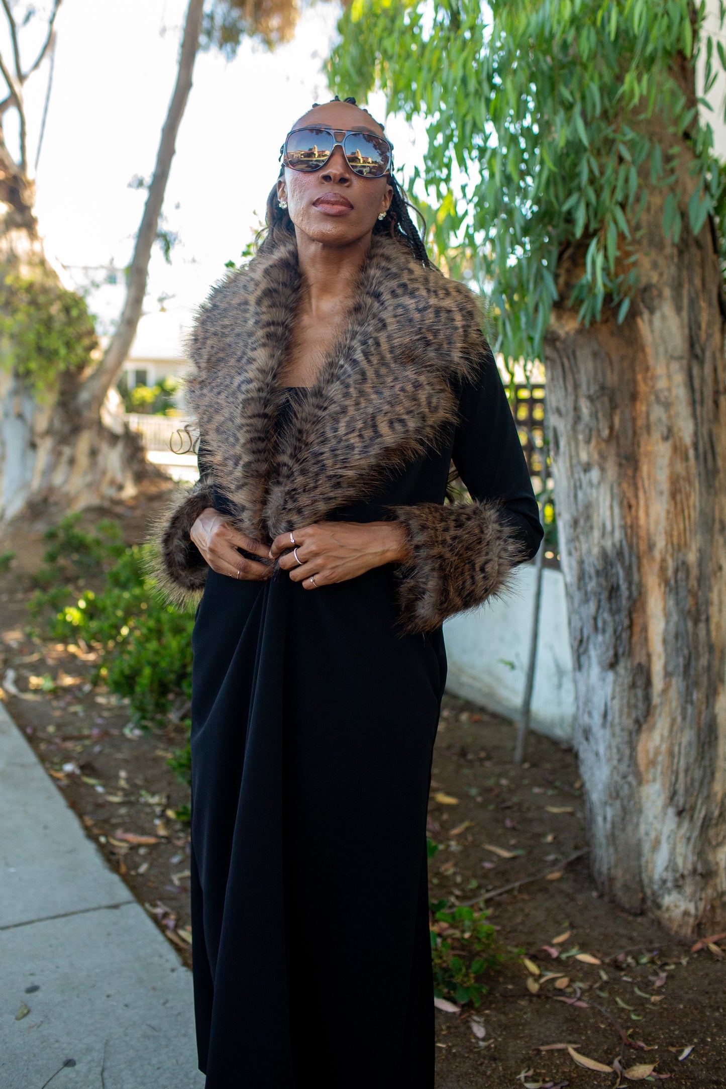 Penny Vicious Remixed Faux Fur Jacket