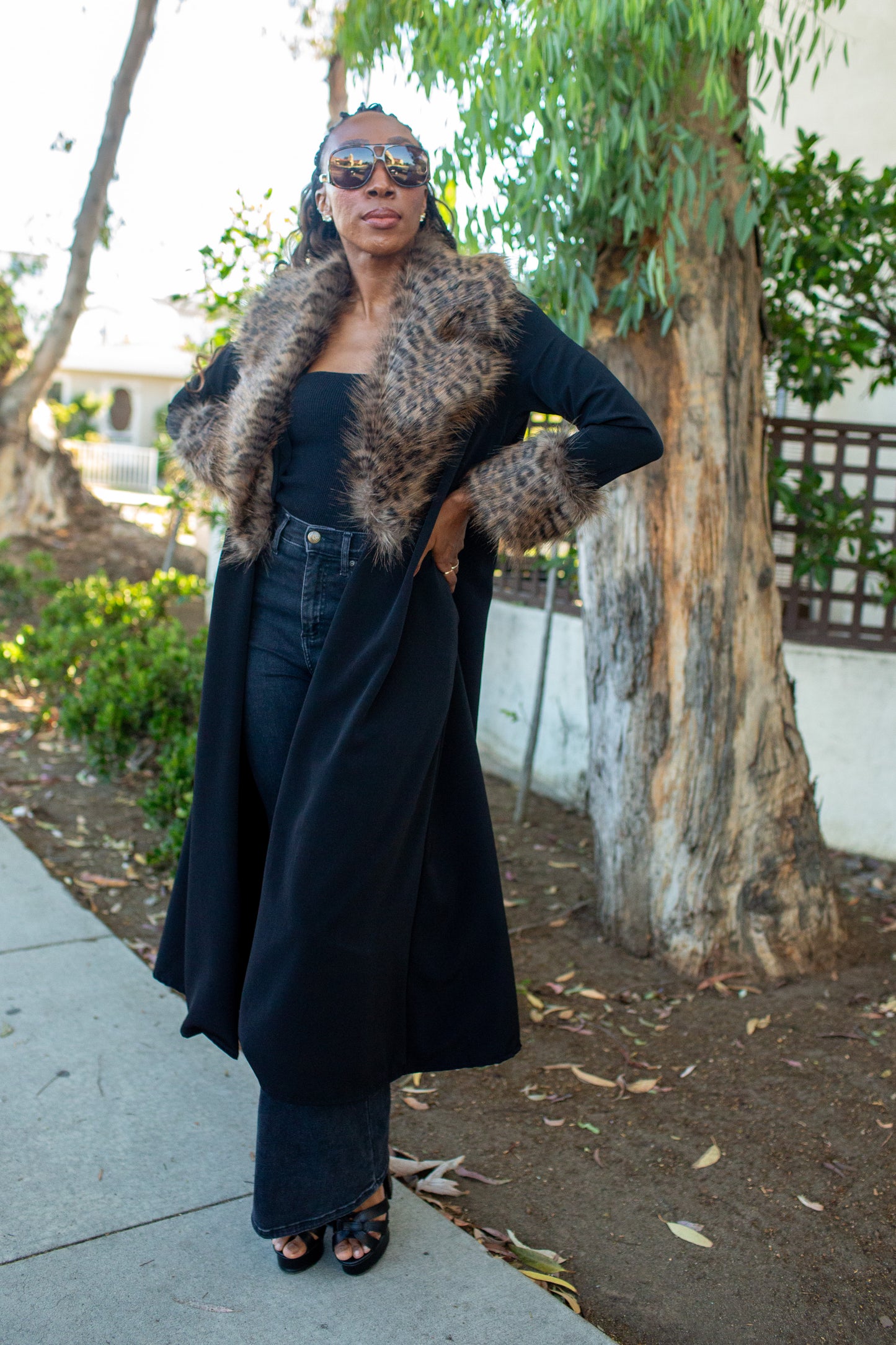 Penny Vicious Remixed Faux Fur Jacket