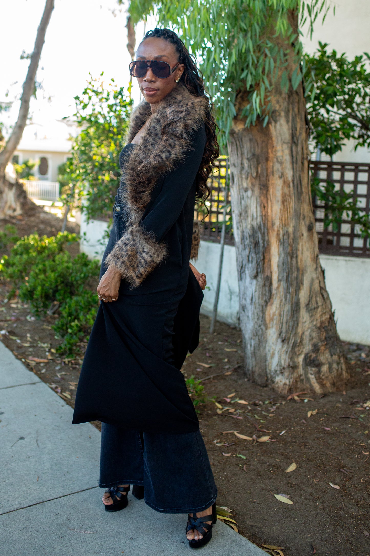 Penny Vicious Remixed Faux Fur Jacket