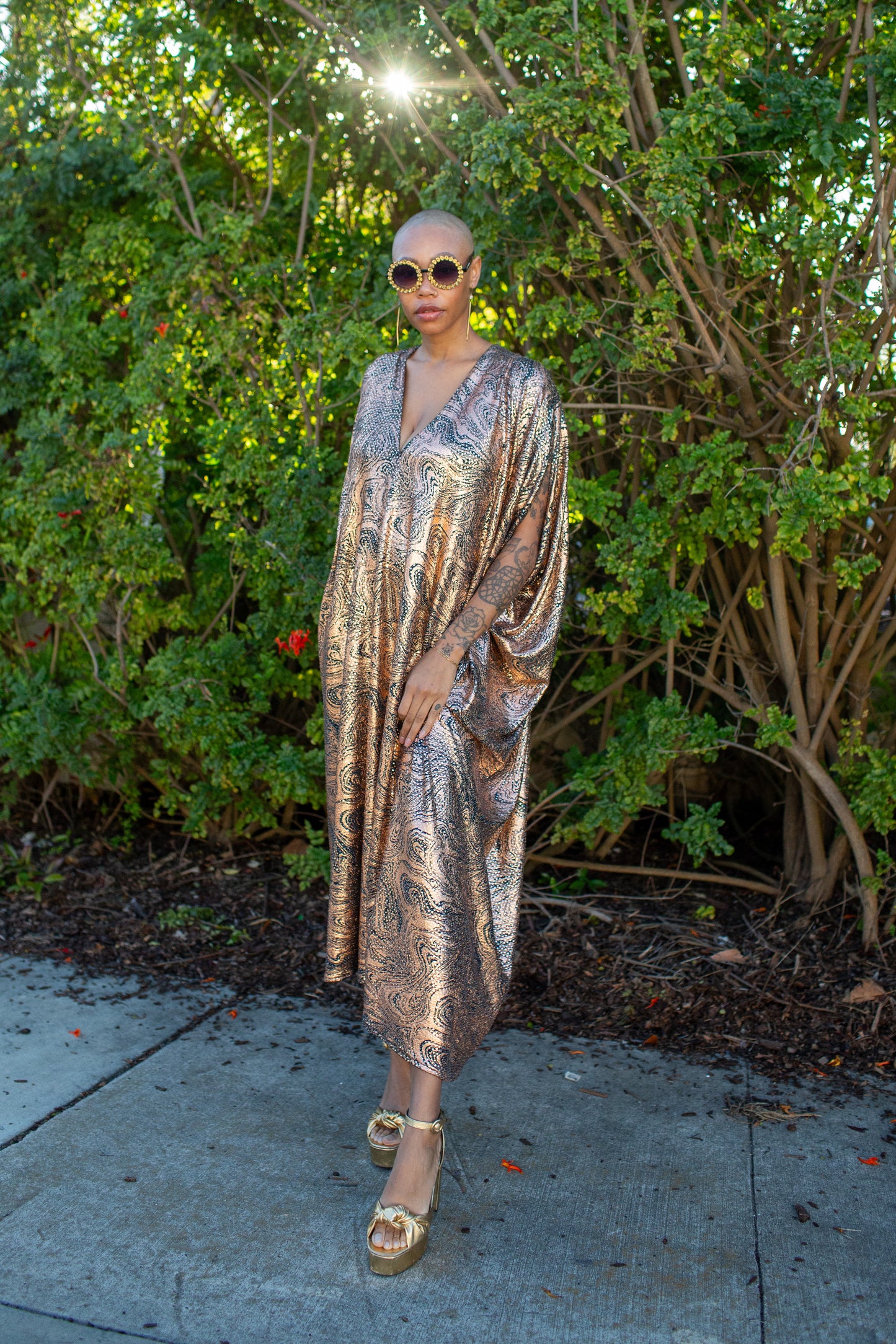 The Girls’ Night Caftan Glam Pack in Shimmering Currents!