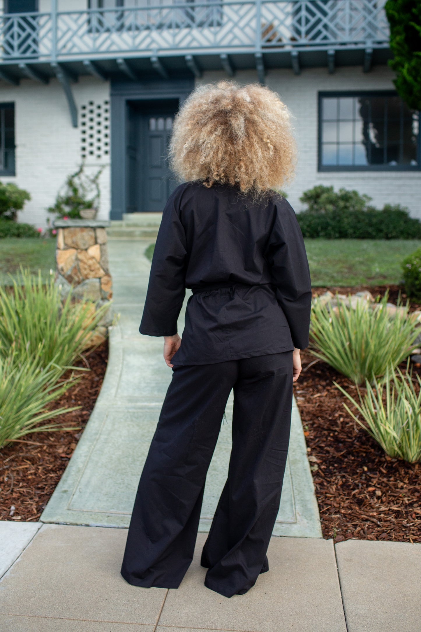 Ebony Dolman Palazzo Set