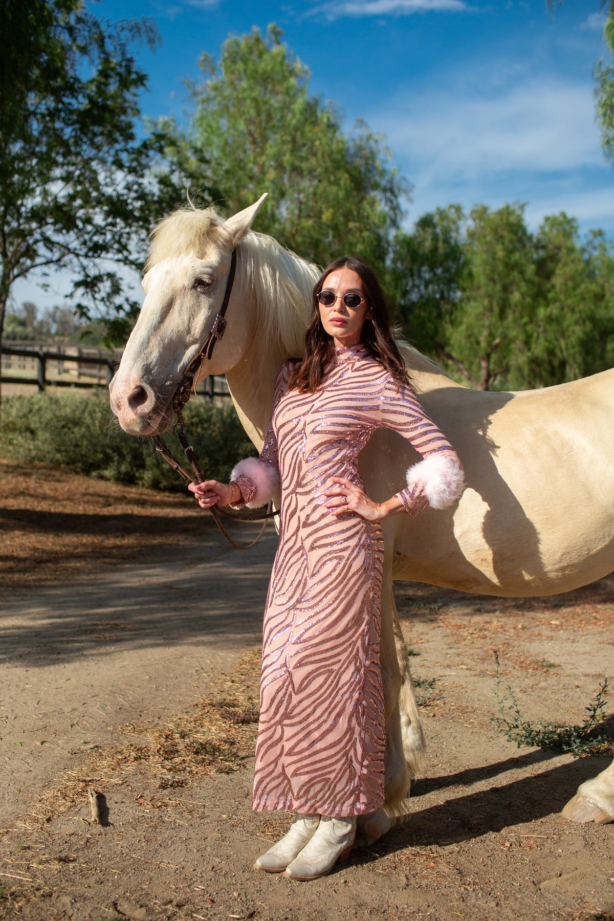 Catroux dress in Rose Stardust PRE-ORDER