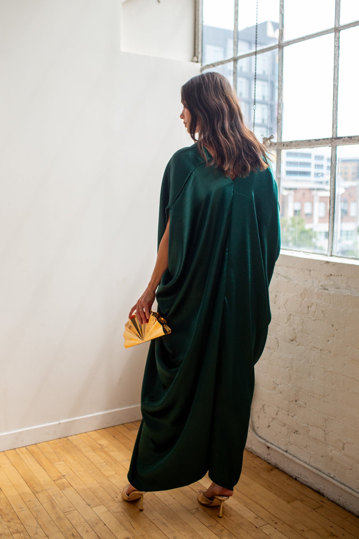 Gleaming Huntress Caftan Kaftan Dress