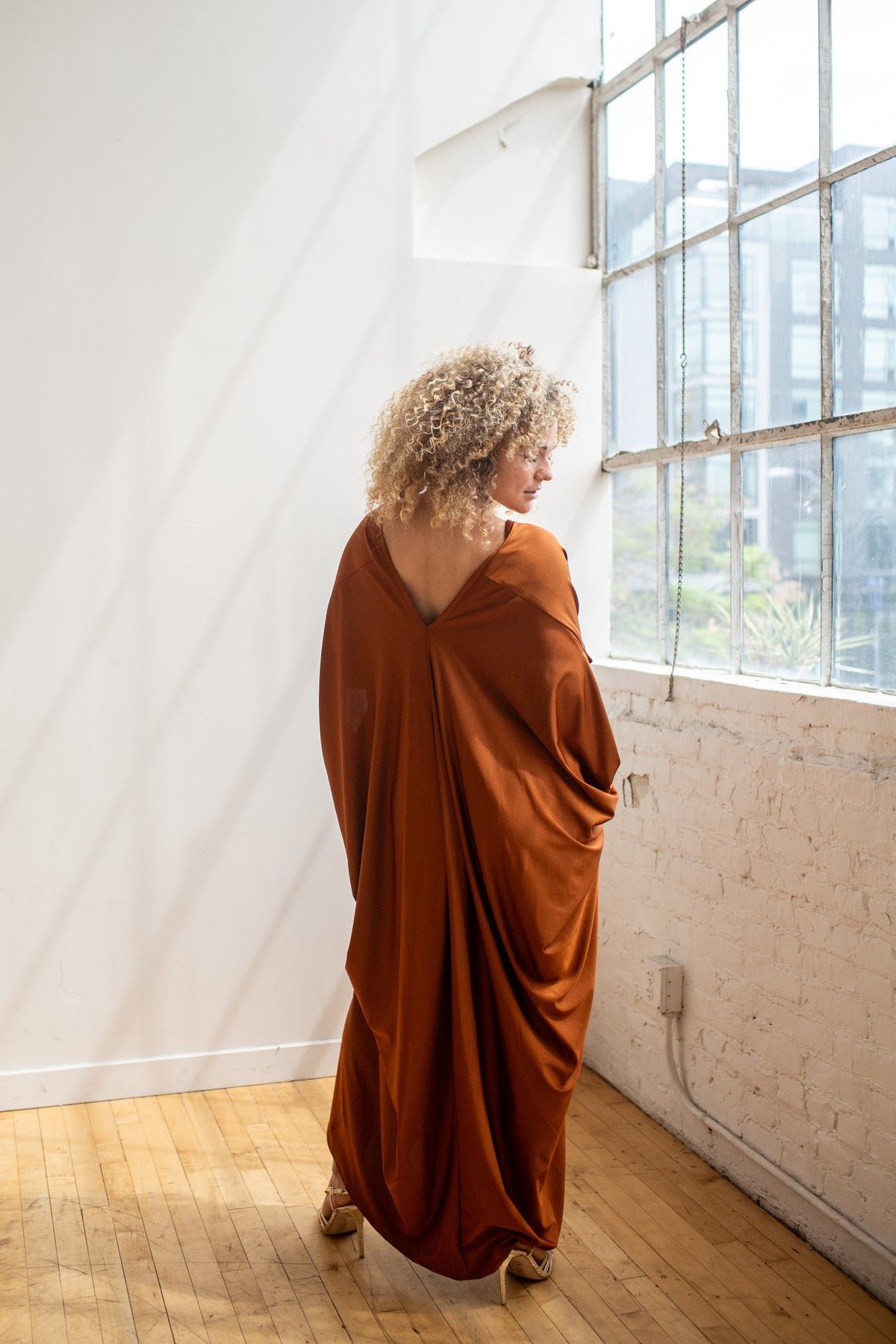 Terracotta Slink Caftan