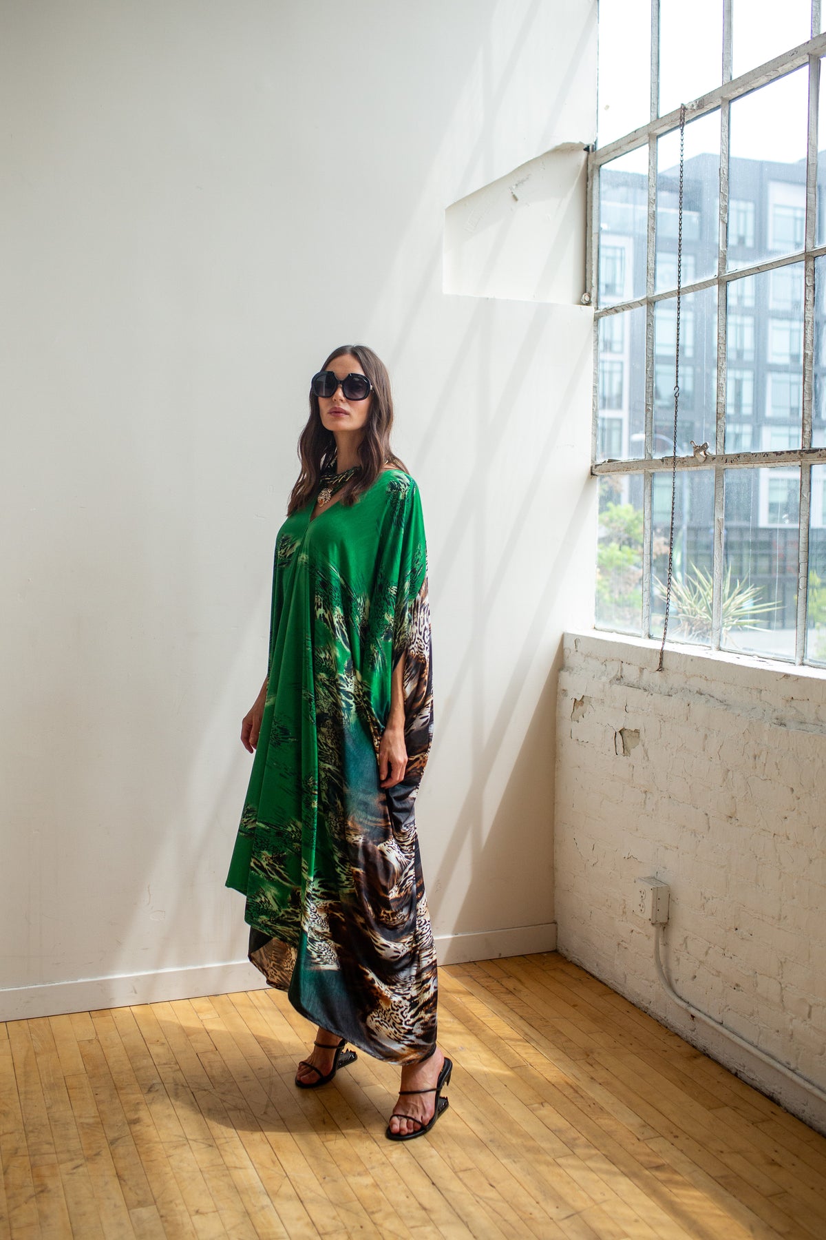 Untamed Emerald Caftan