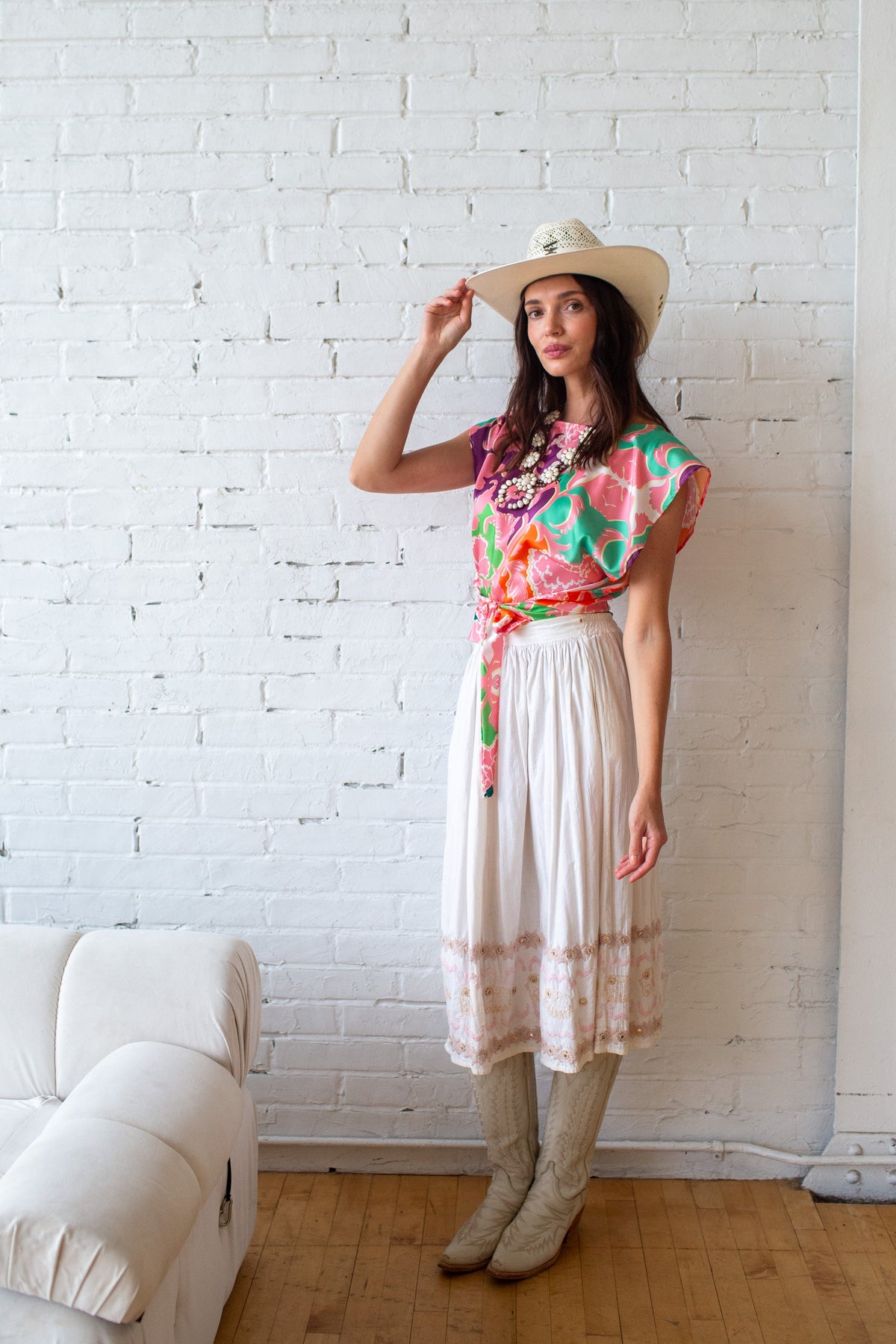 June Top in Paradiso Spritz