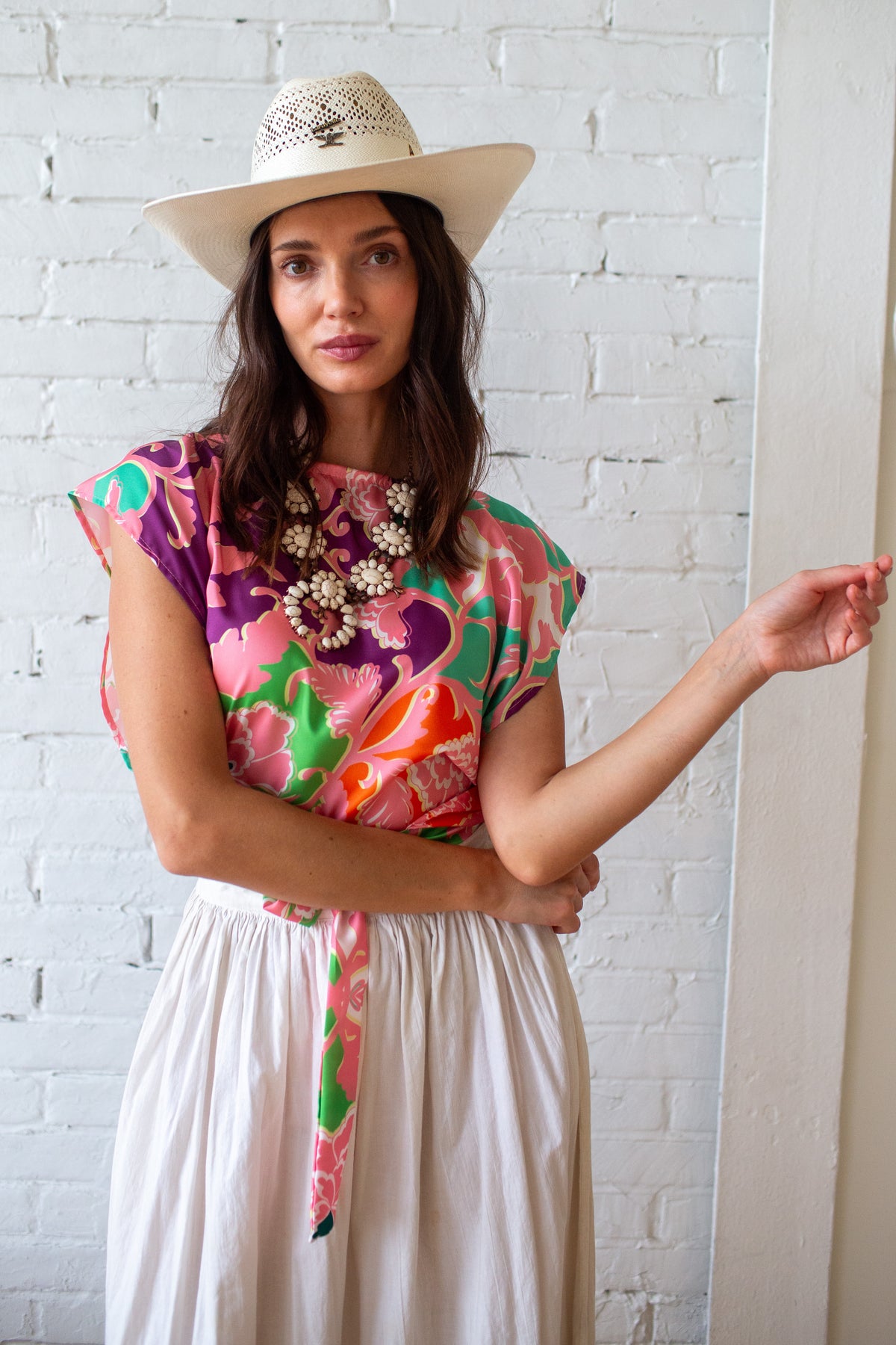 June Top in Paradiso Spritz