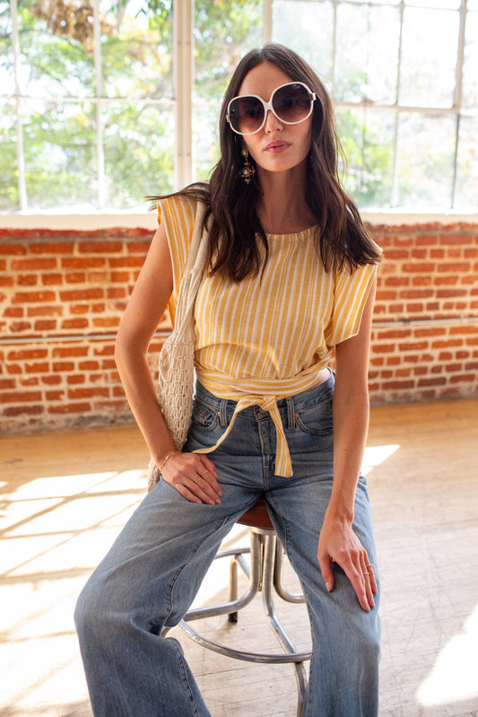 June Top in Deauville Cafe