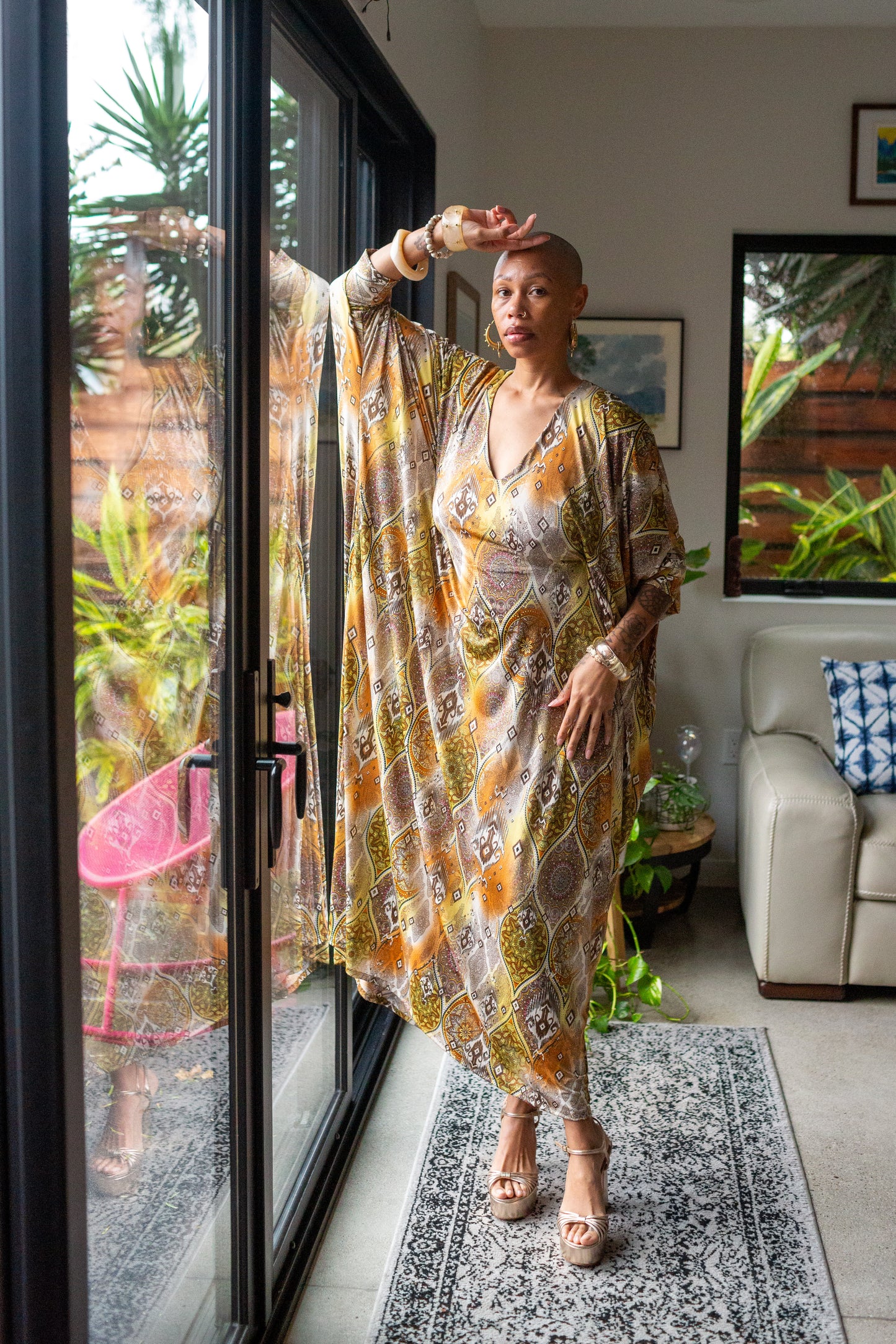 Gracie Caftan in Byzantine Sun