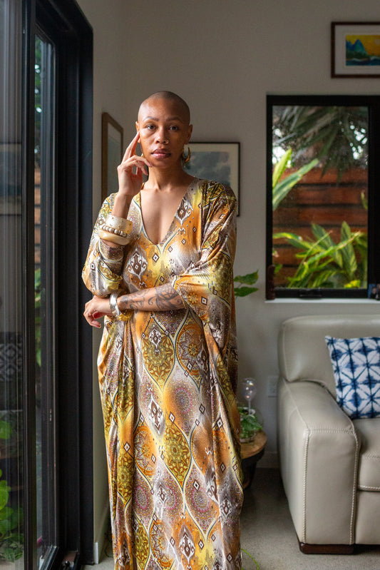 Gracie Caftan in Byzantine Sun