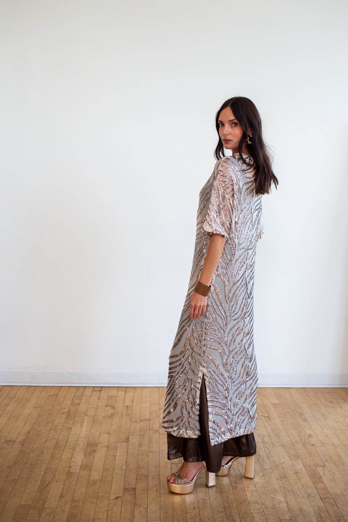 Carmen Longline Tunic in Caracal - BUILT TO ORDER
