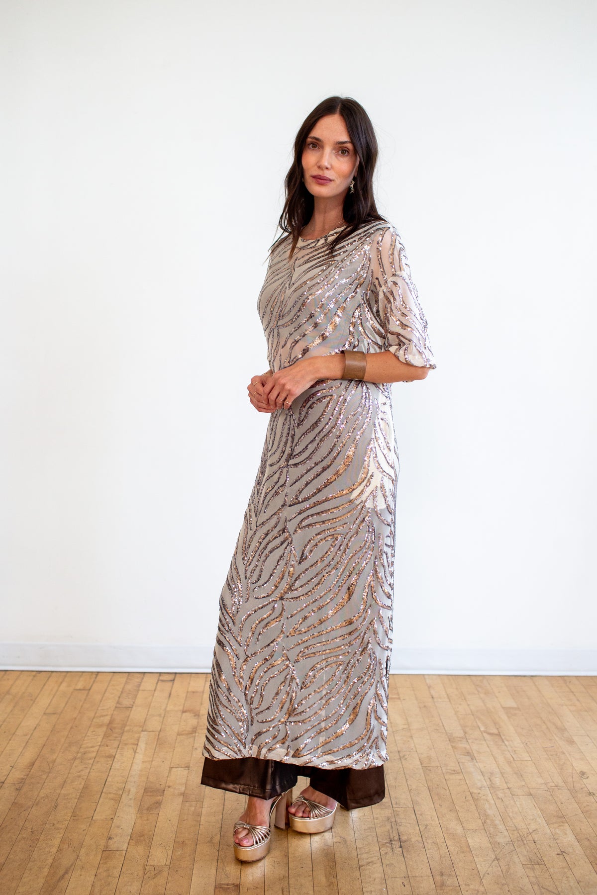 Carmen Longline Tunic in Caracal - BUILT TO ORDER
