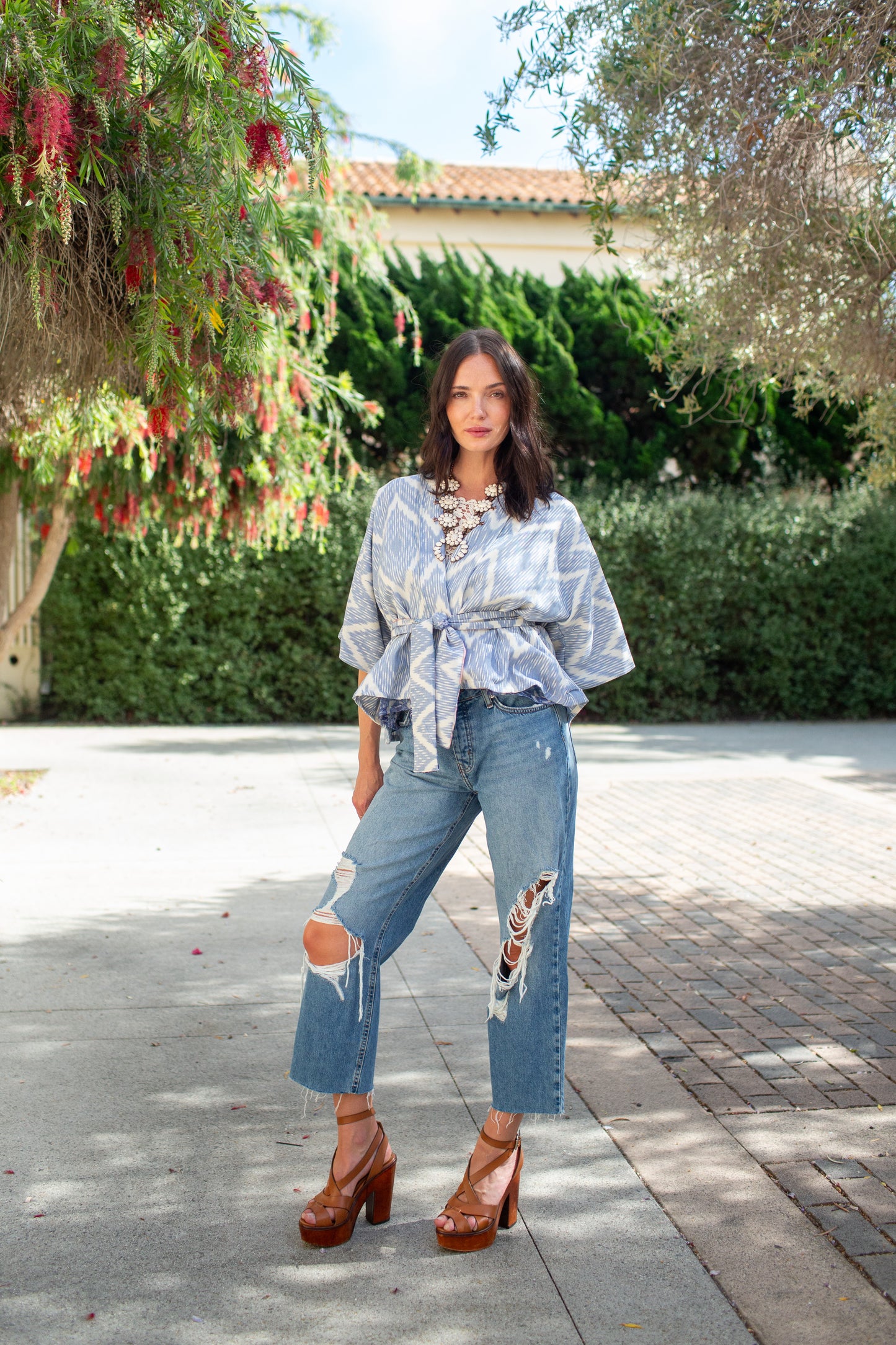 KG Studio Rosemary Cropped Kimono