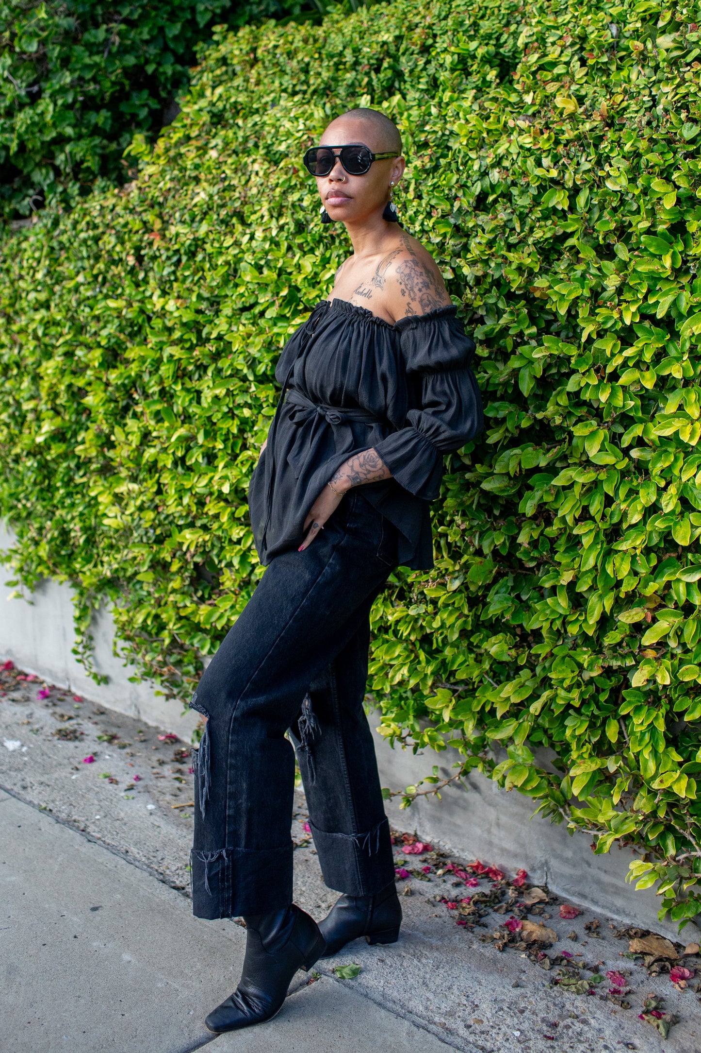 Raquel Top in Ebony