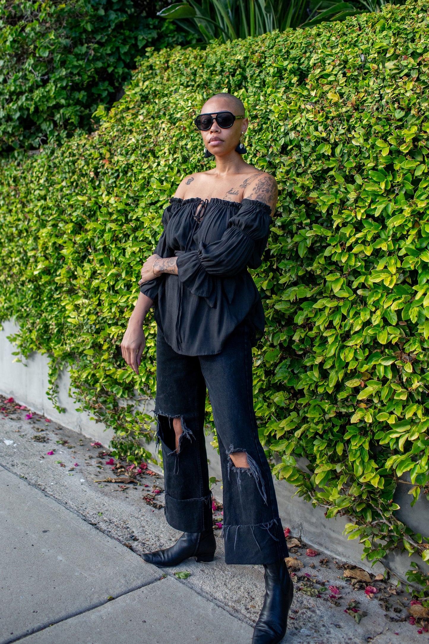 Raquel Top in Ebony