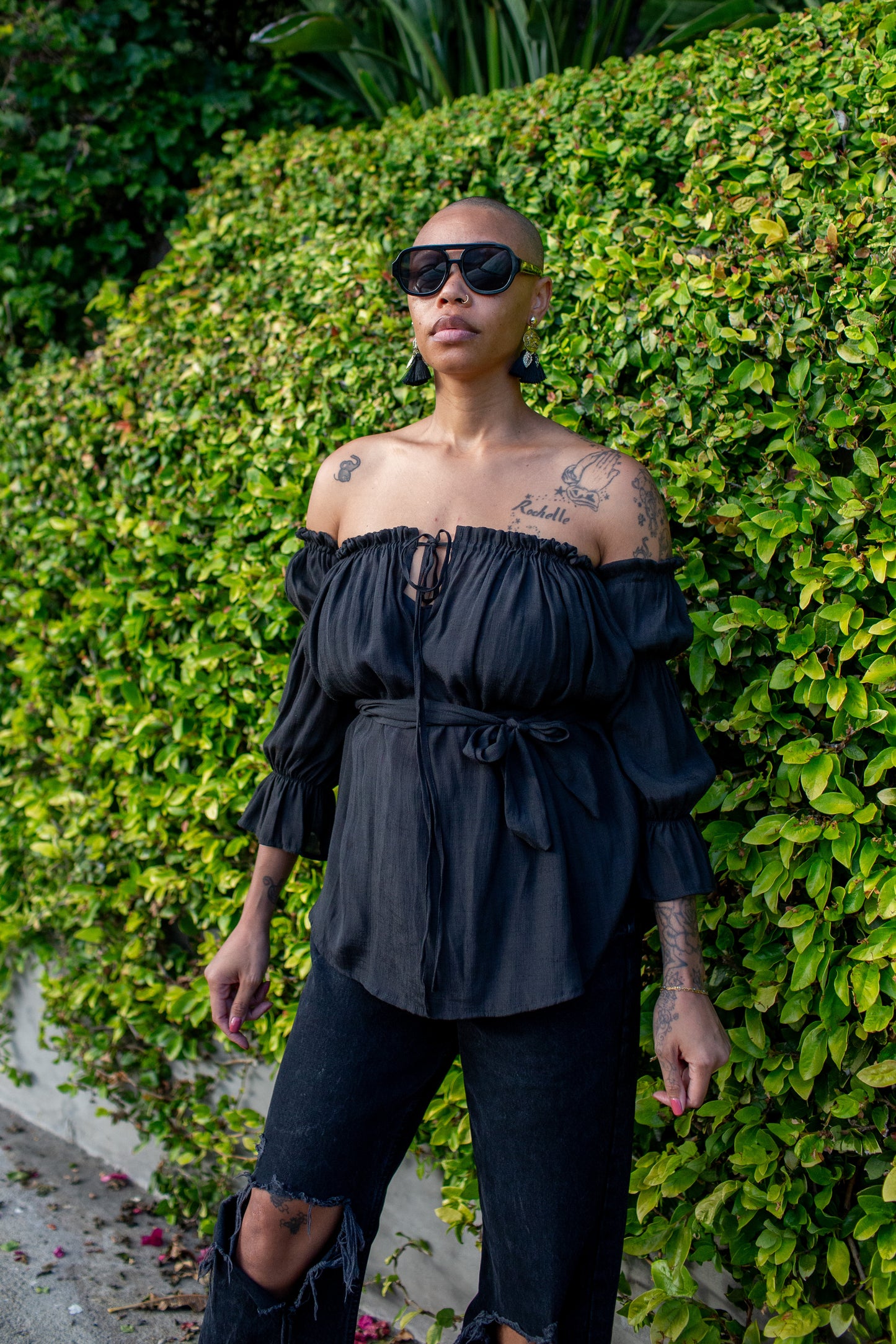 Raquel Top in Ebony