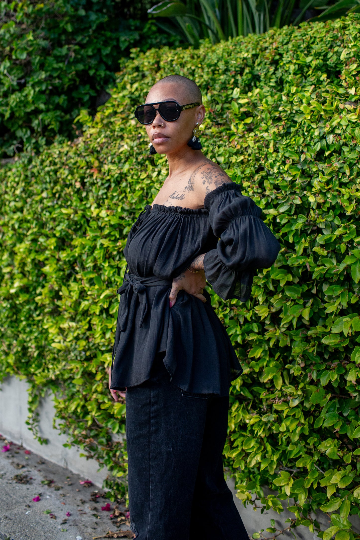 Raquel Top in Ebony