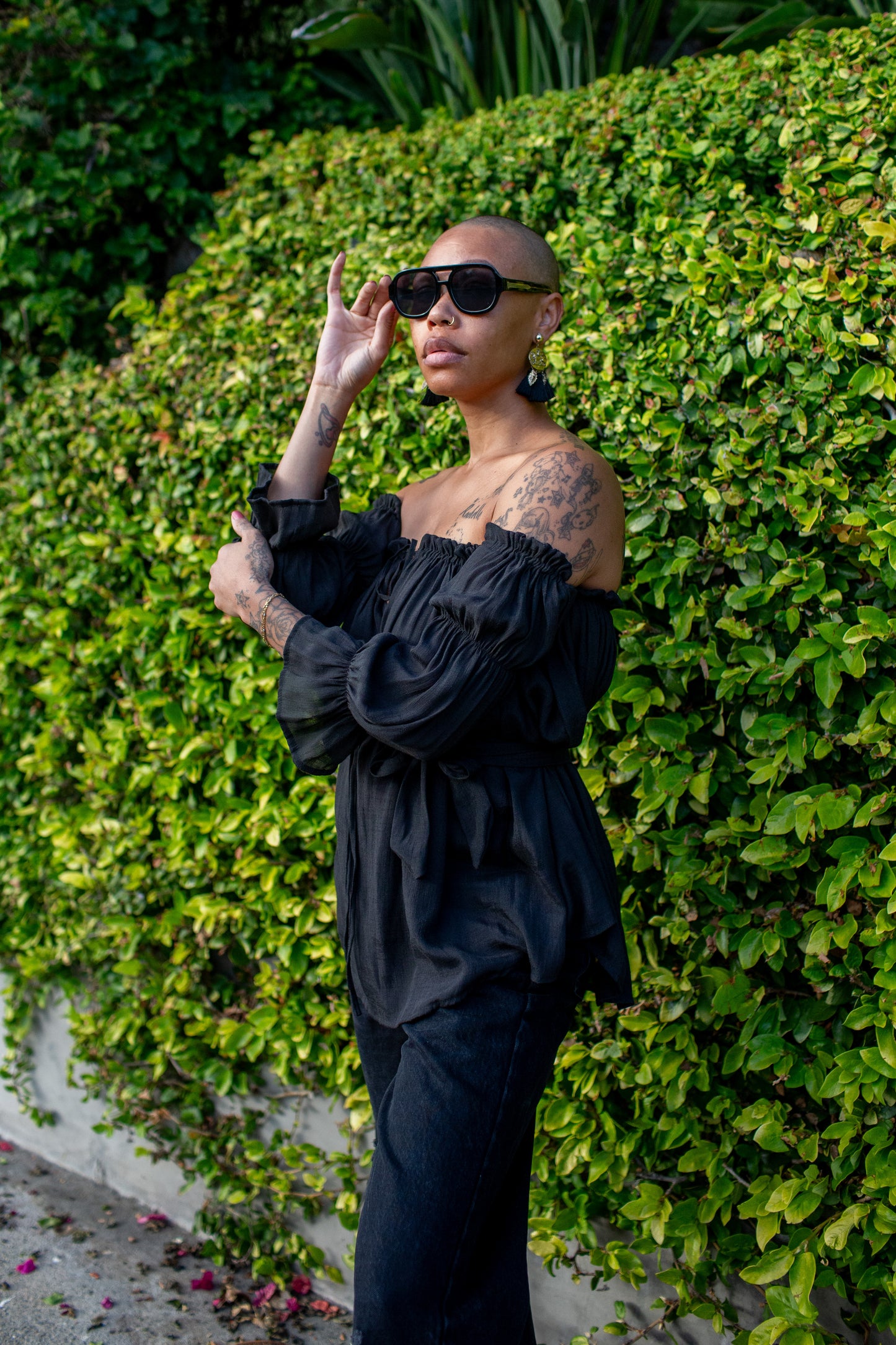 Raquel Top in Ebony
