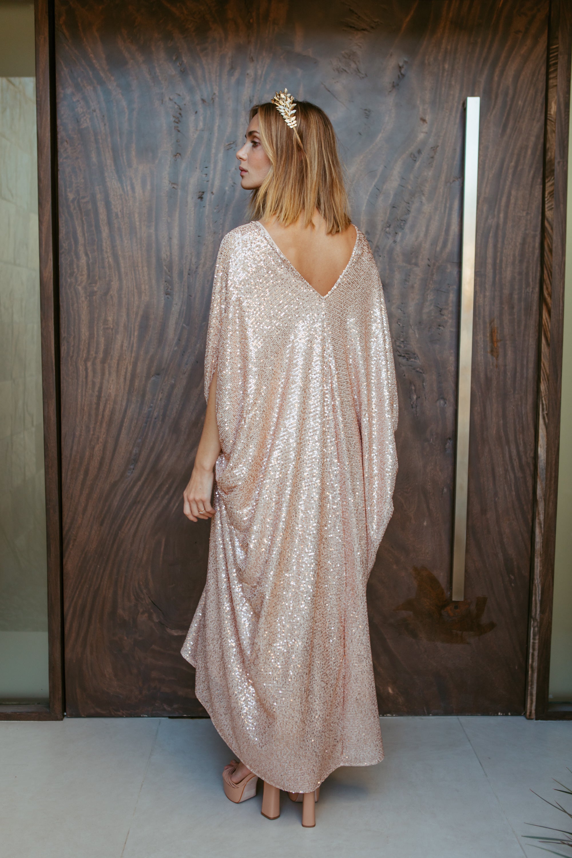 Rose gold hot sale kimono dress