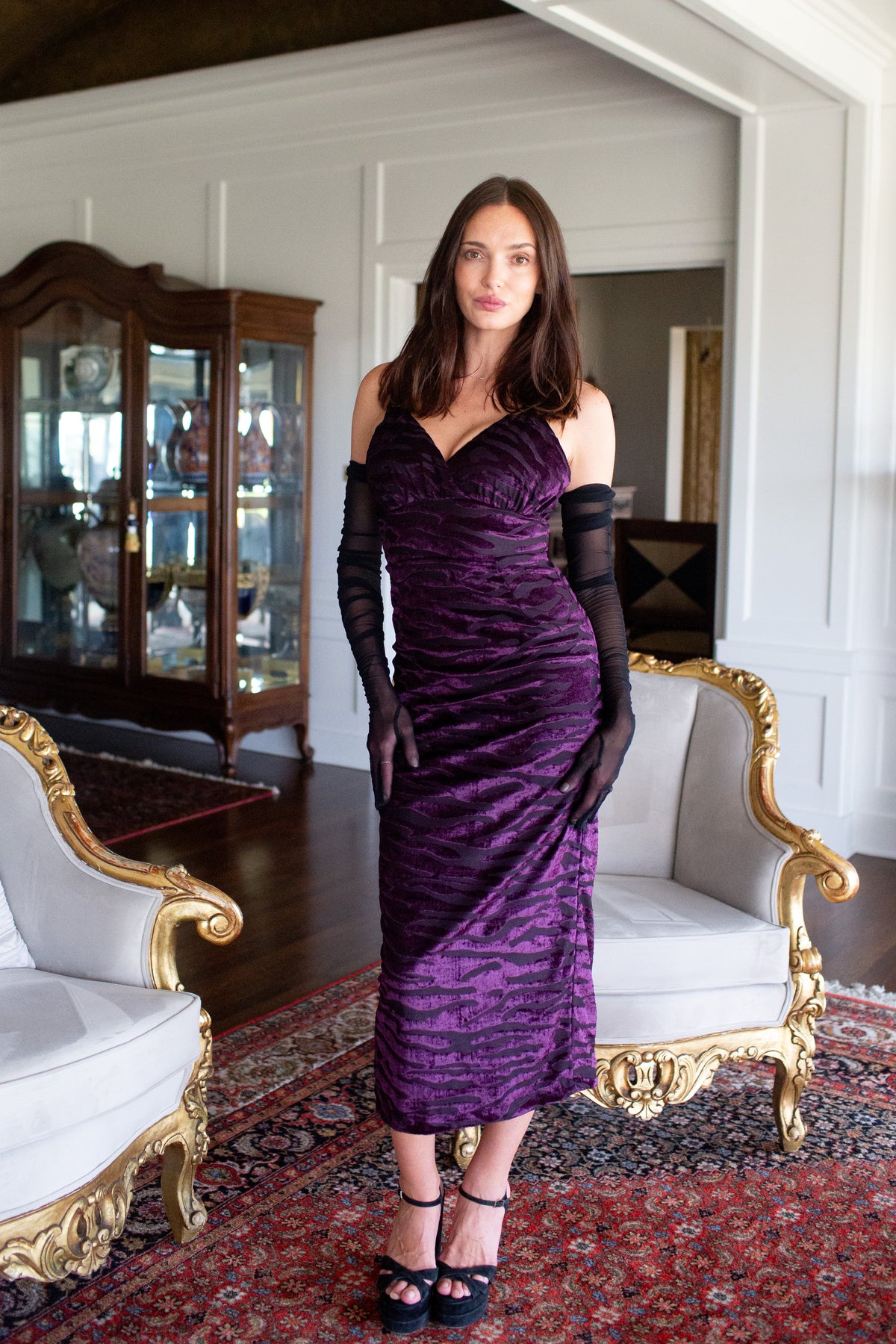 Roselyn Dress in Savage Plum PRE-ORDER