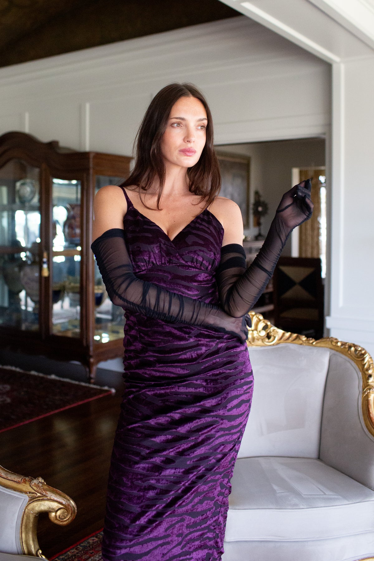 Roselyn Dress in Savage Plum PRE-ORDER
