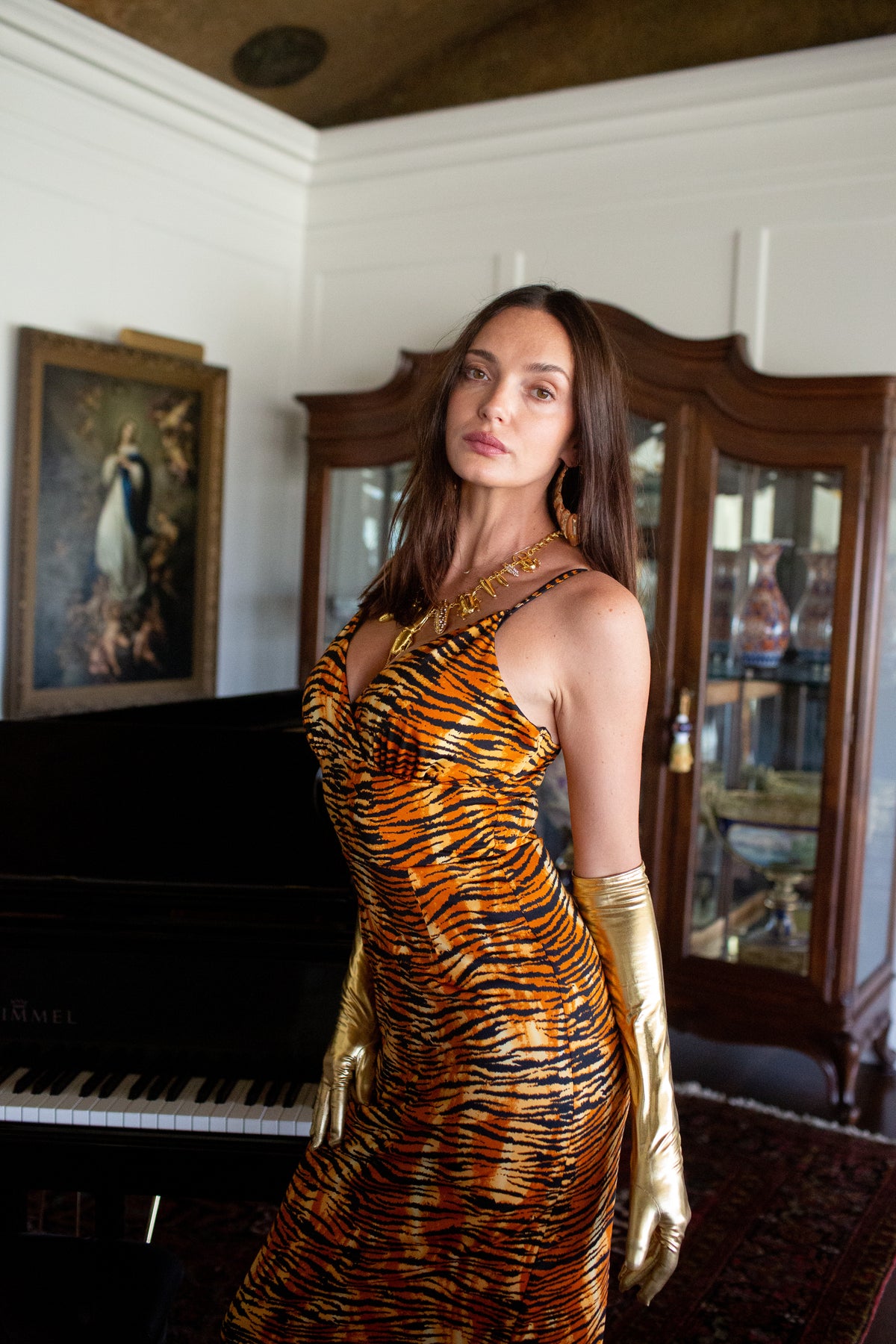Roselyn Dress in Tempting Tigress PRE-ORDER