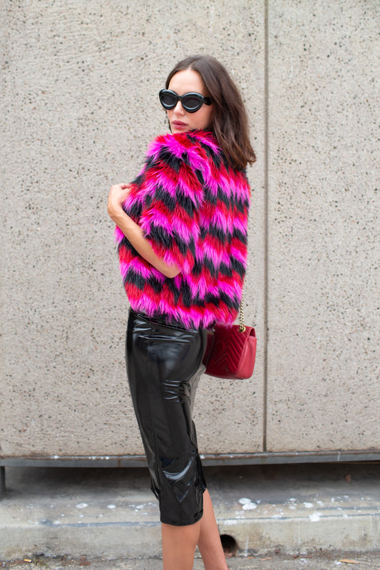 Rouge Rapture Faux Fur Jacket PRE-ORDER