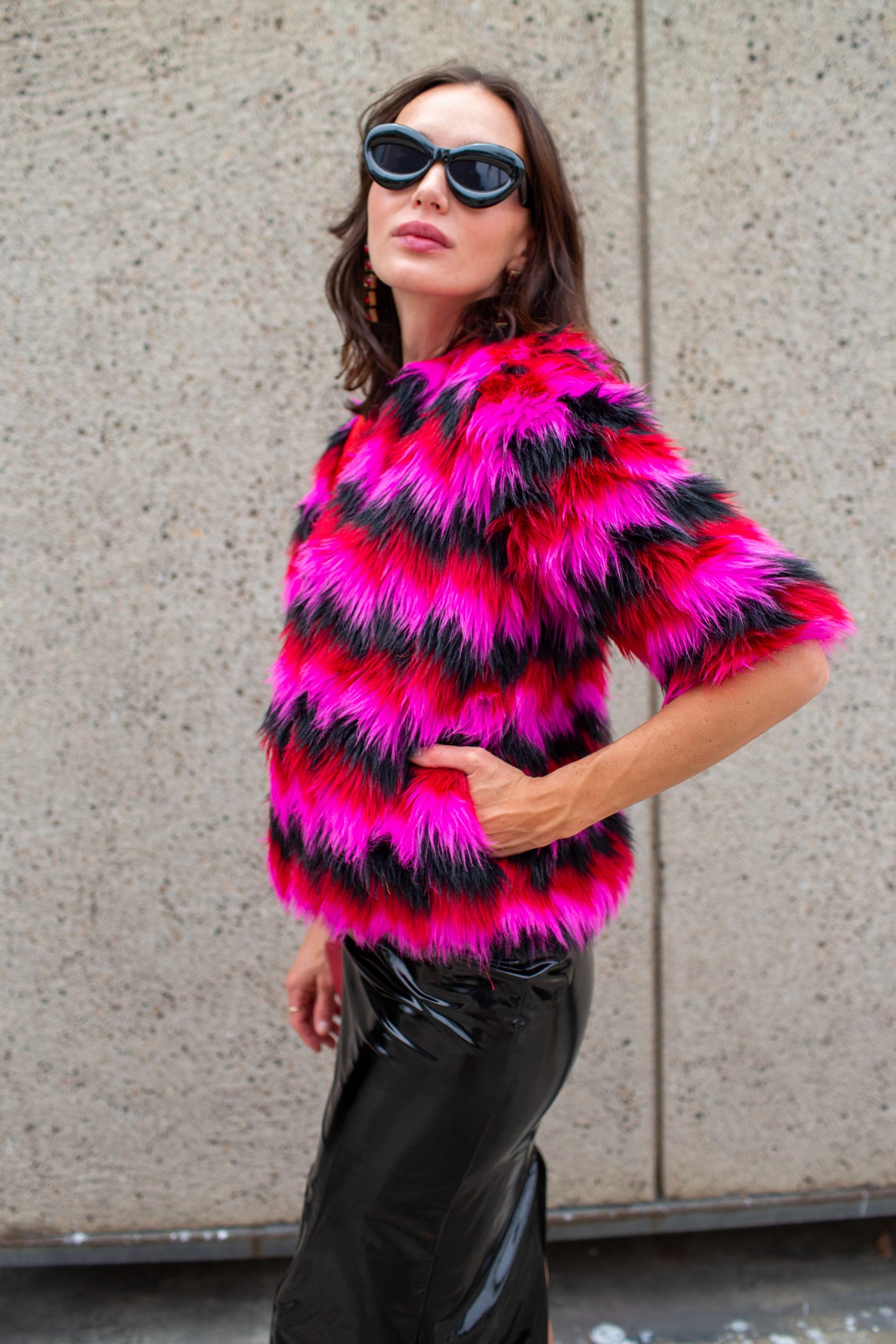 Rouge Rapture Faux Fur Jacket PRE-ORDER