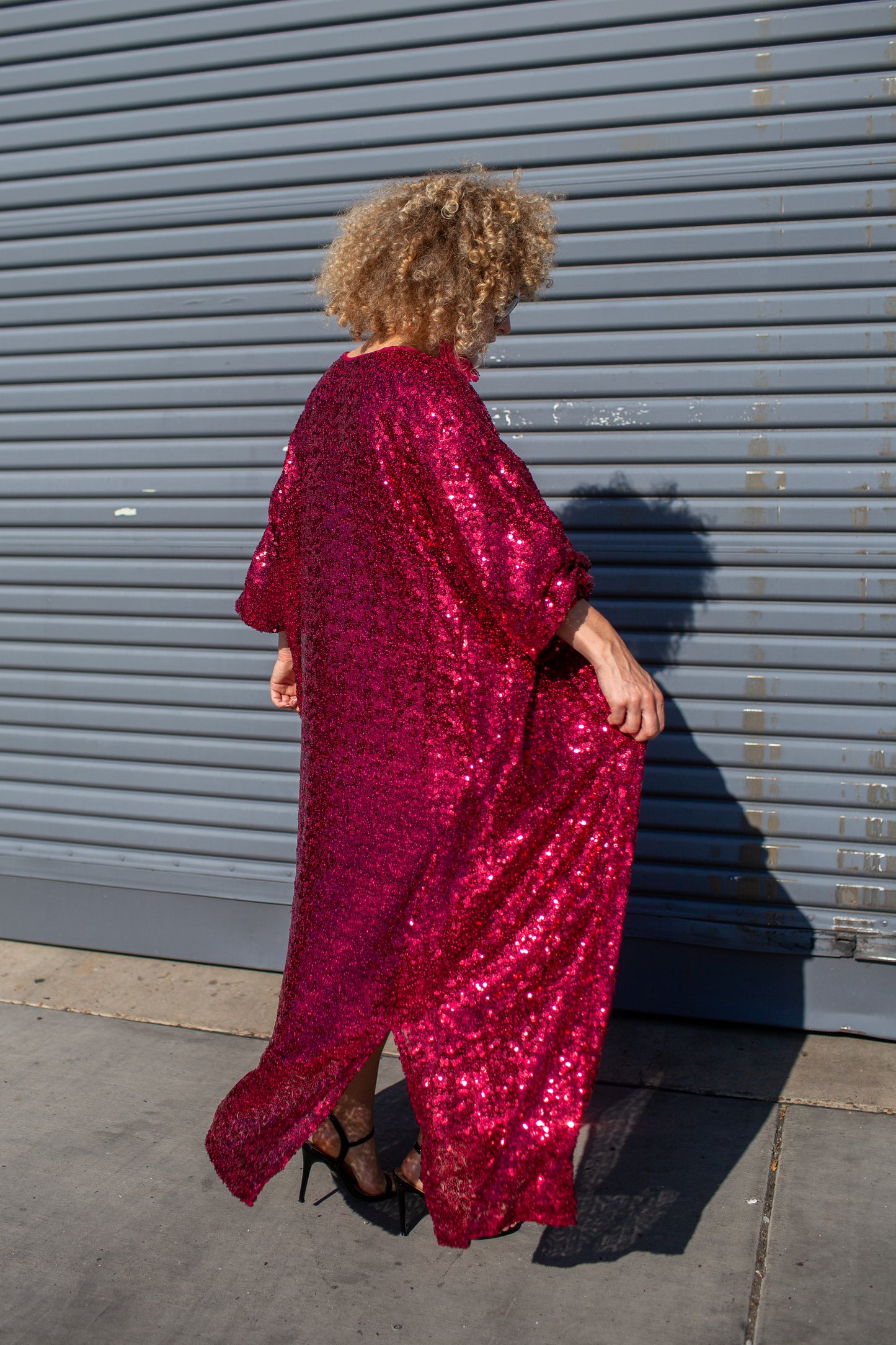 Rouge Eternal Sequin Cocoon Jacket