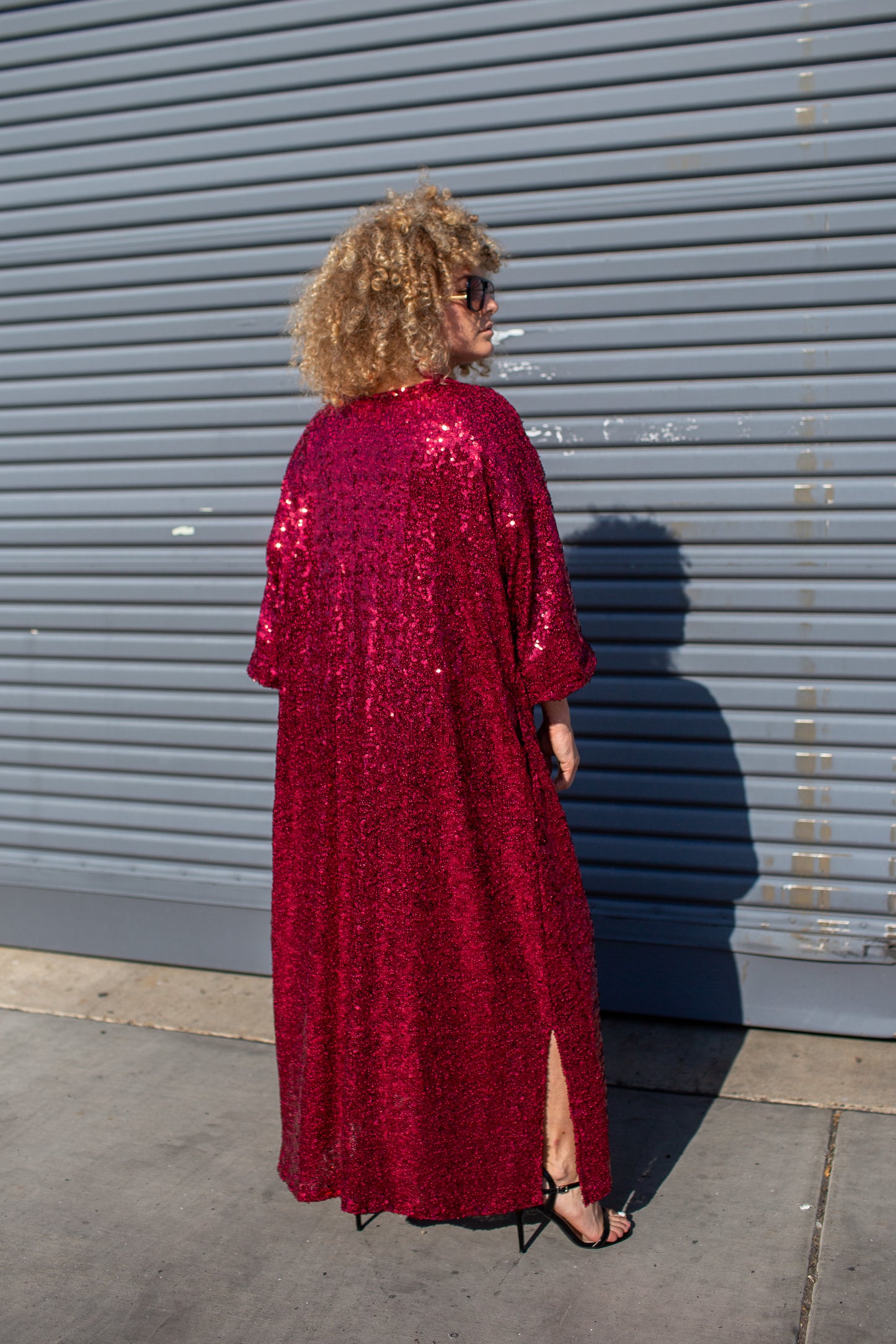 Rouge Eternal Sequin Cocoon Jacket