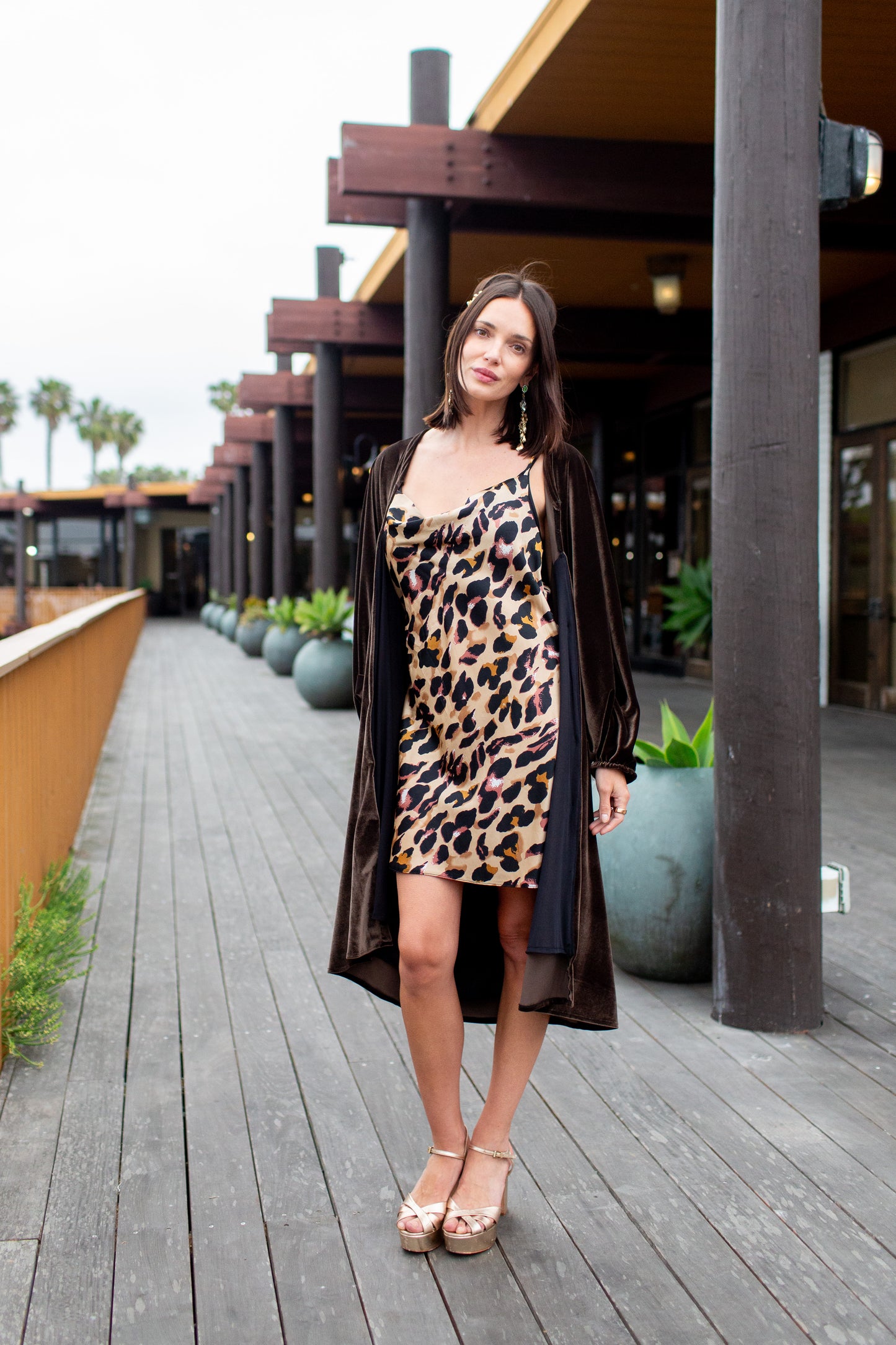 Sylvia Cocoon Coat in Olive (PRE-ORDER)