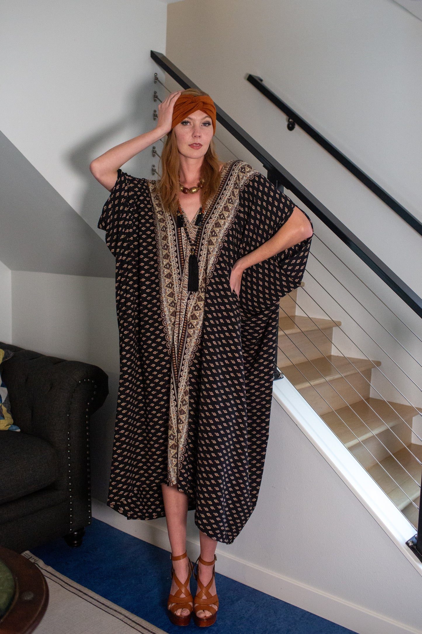 Terrance Border Caftan