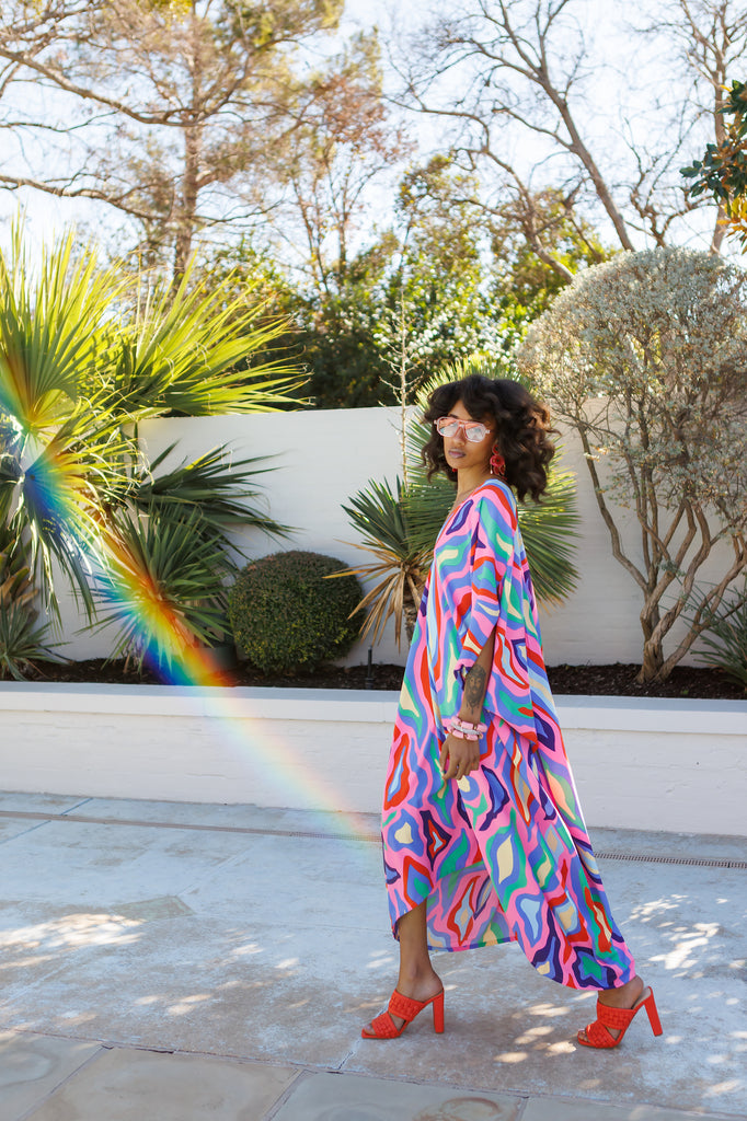 Vyka Groove Caftan in Rosey