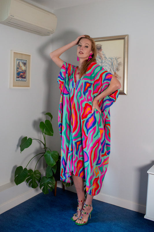 Vyka Verde Celebe Caftan