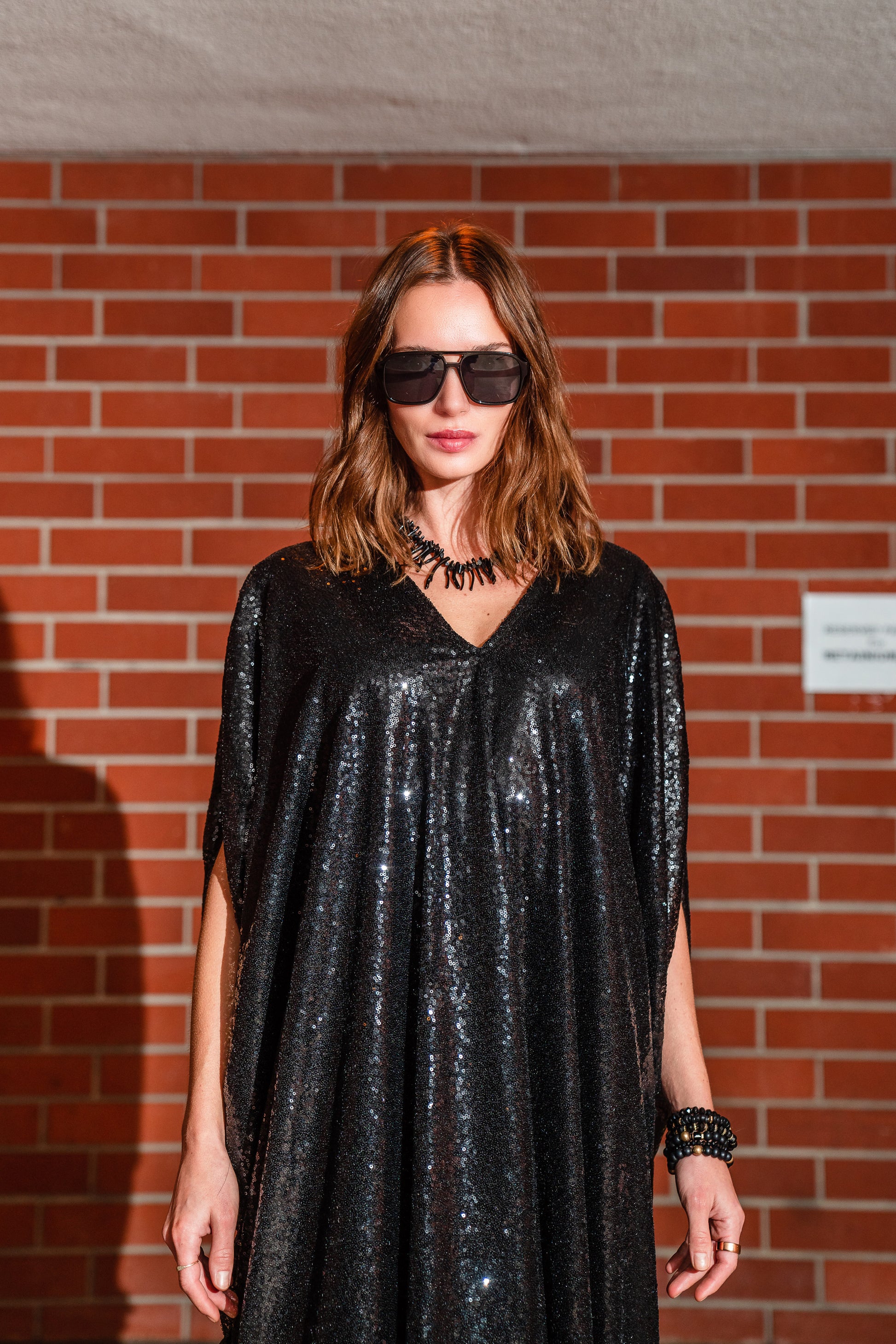 Black Sequin Caftan Kaftan Dress Jennafer Grace Black Sequin Caftan Kaftan Dress Jennafer Grace