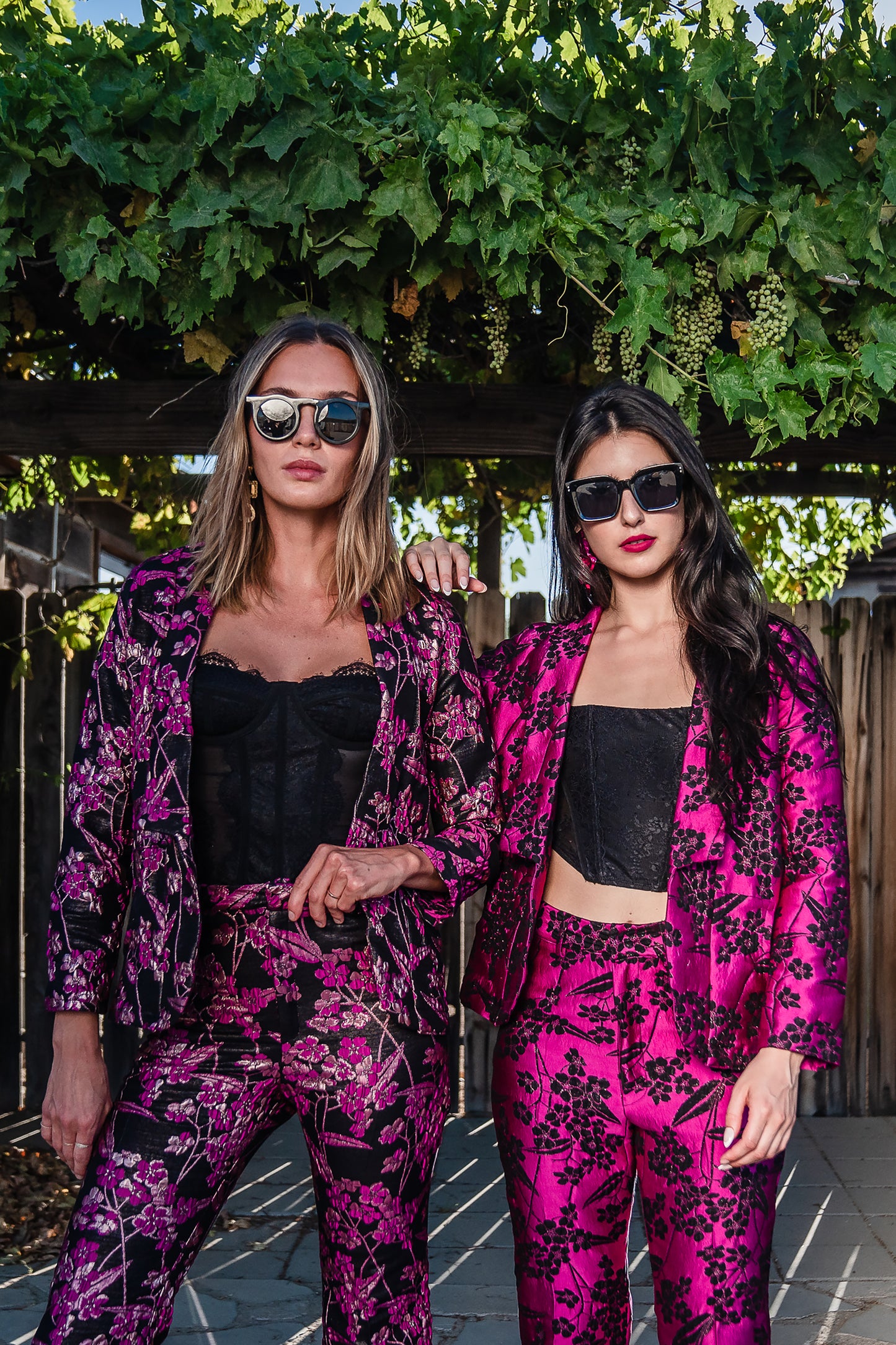 Raspberry Blossom Bell Bottom