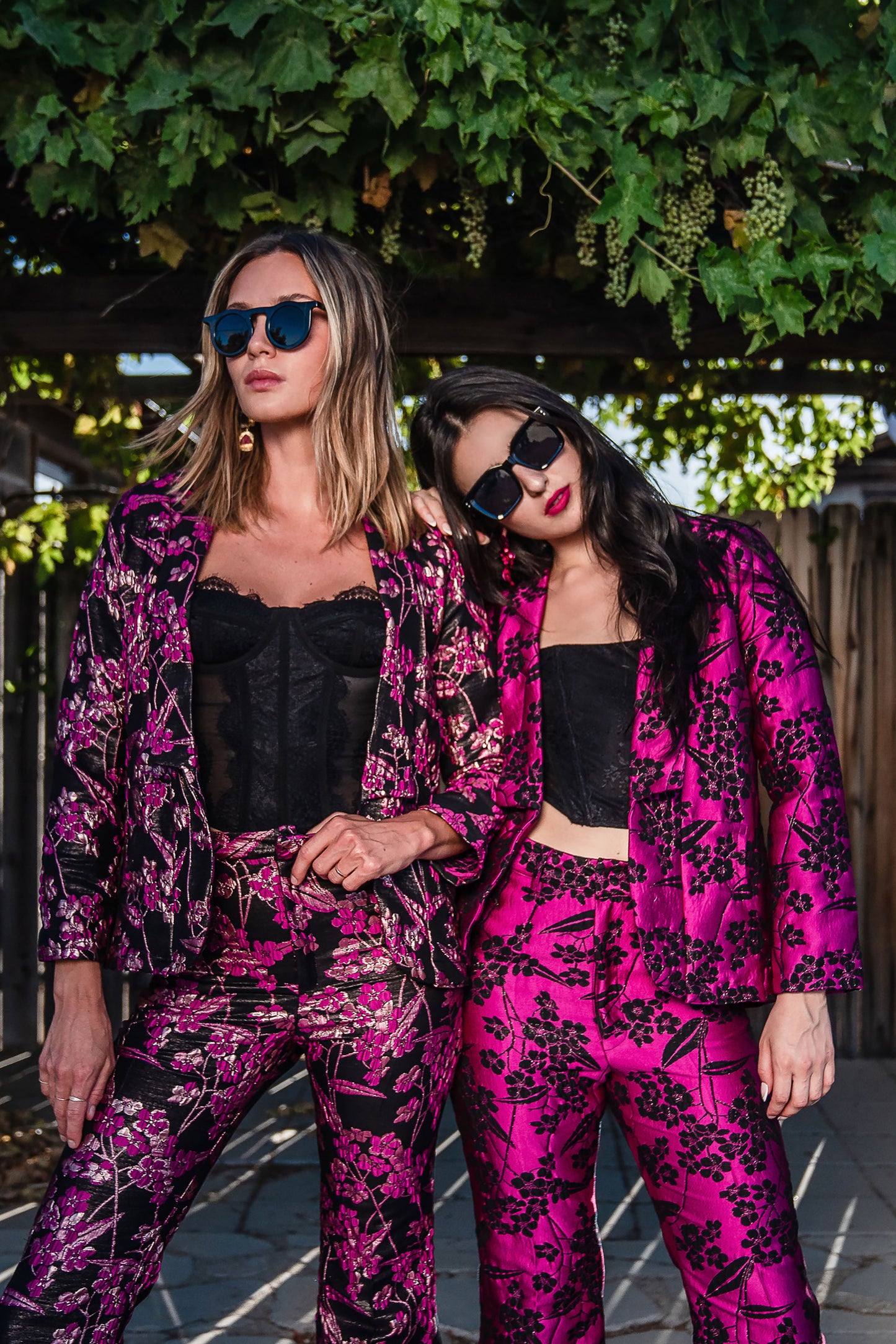 Raspberry Blossom Bell Bottom