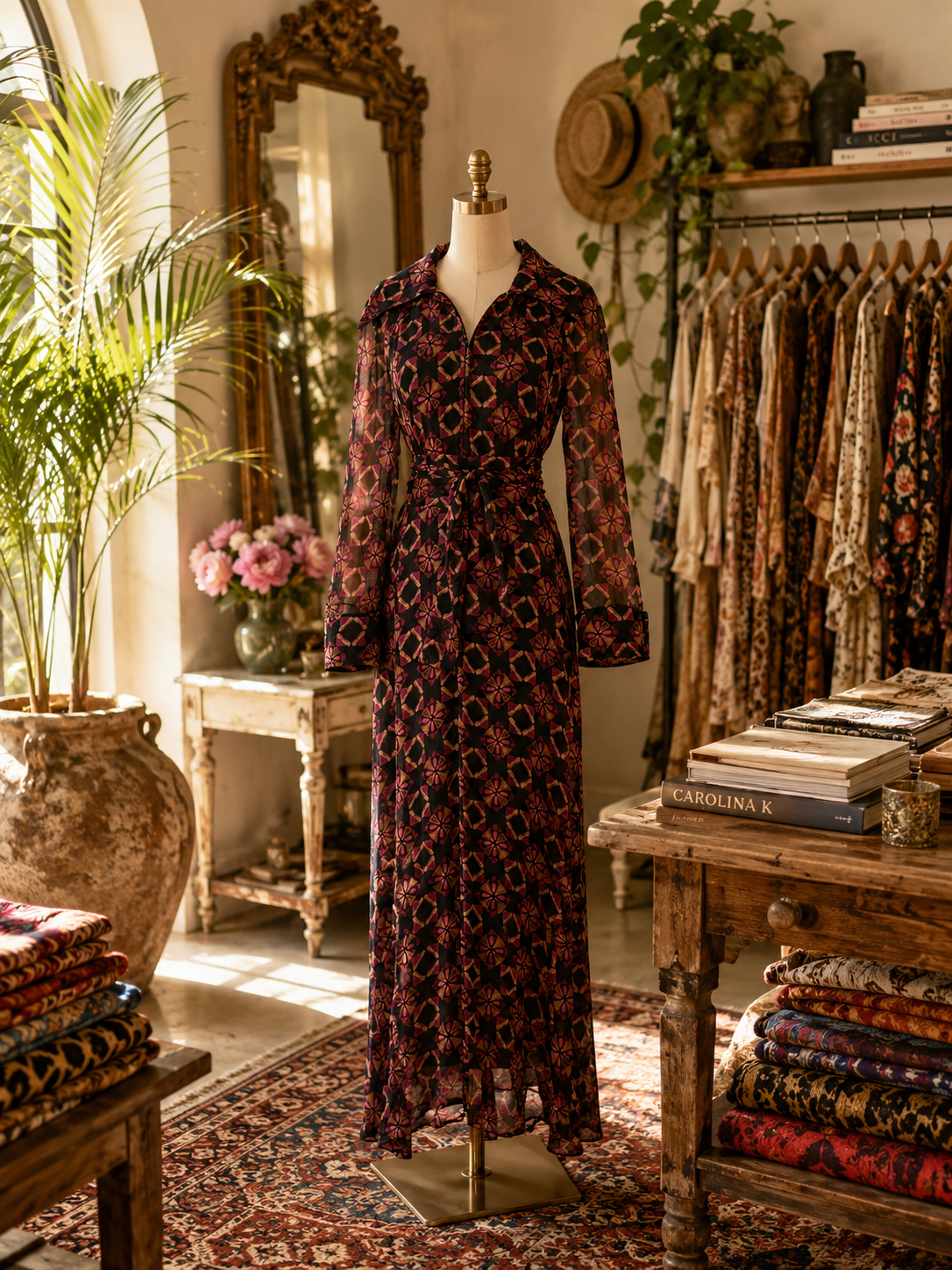 Candy Maxi Dress in Pele Lounge -Preorder