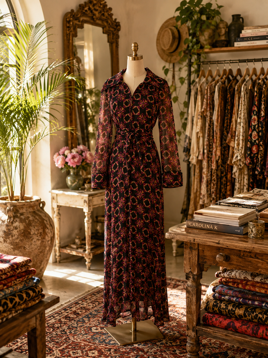 Candy Maxi Dress in Pele Lounge -Preorder