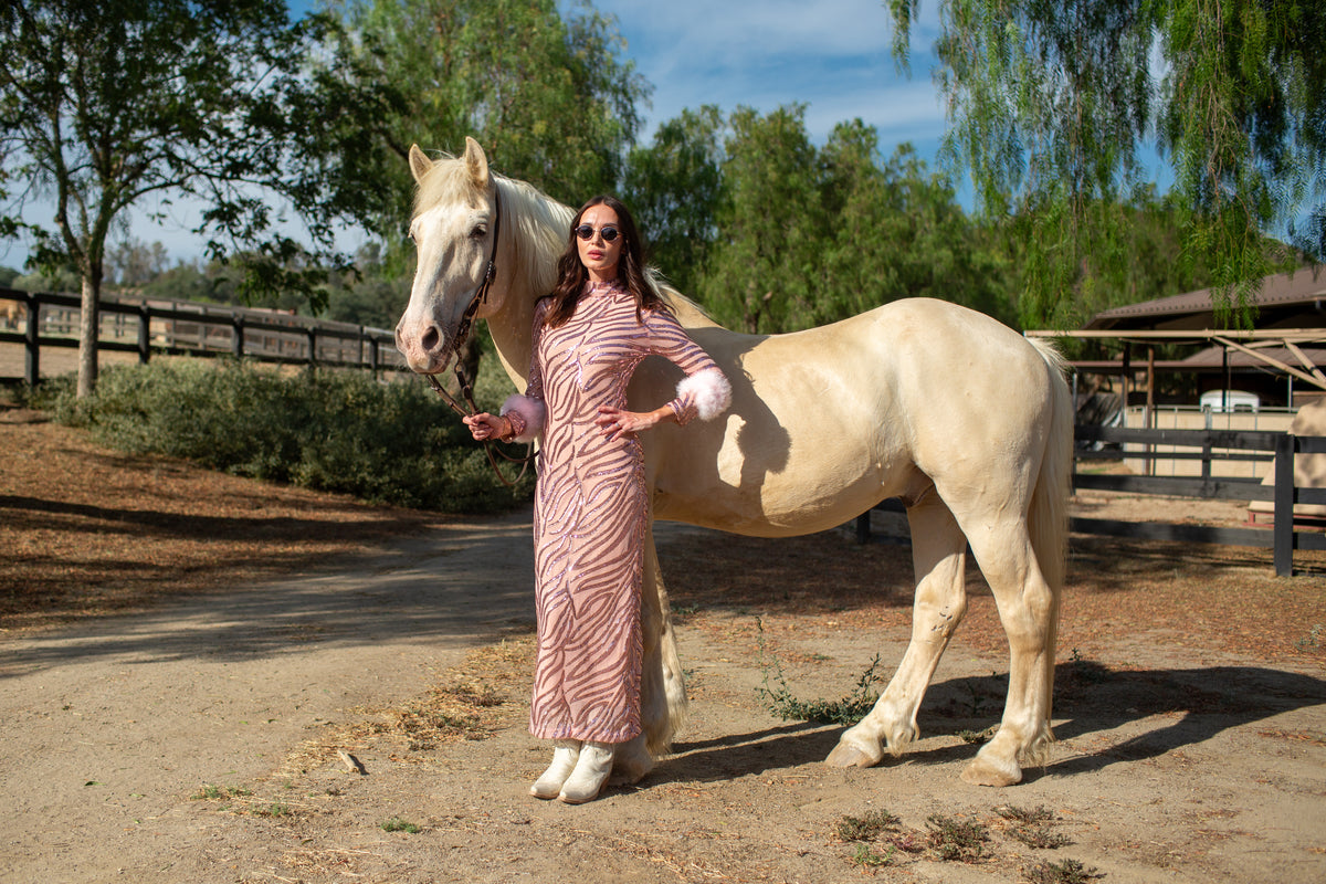 Catroux dress in Rose Stardust PRE-ORDER