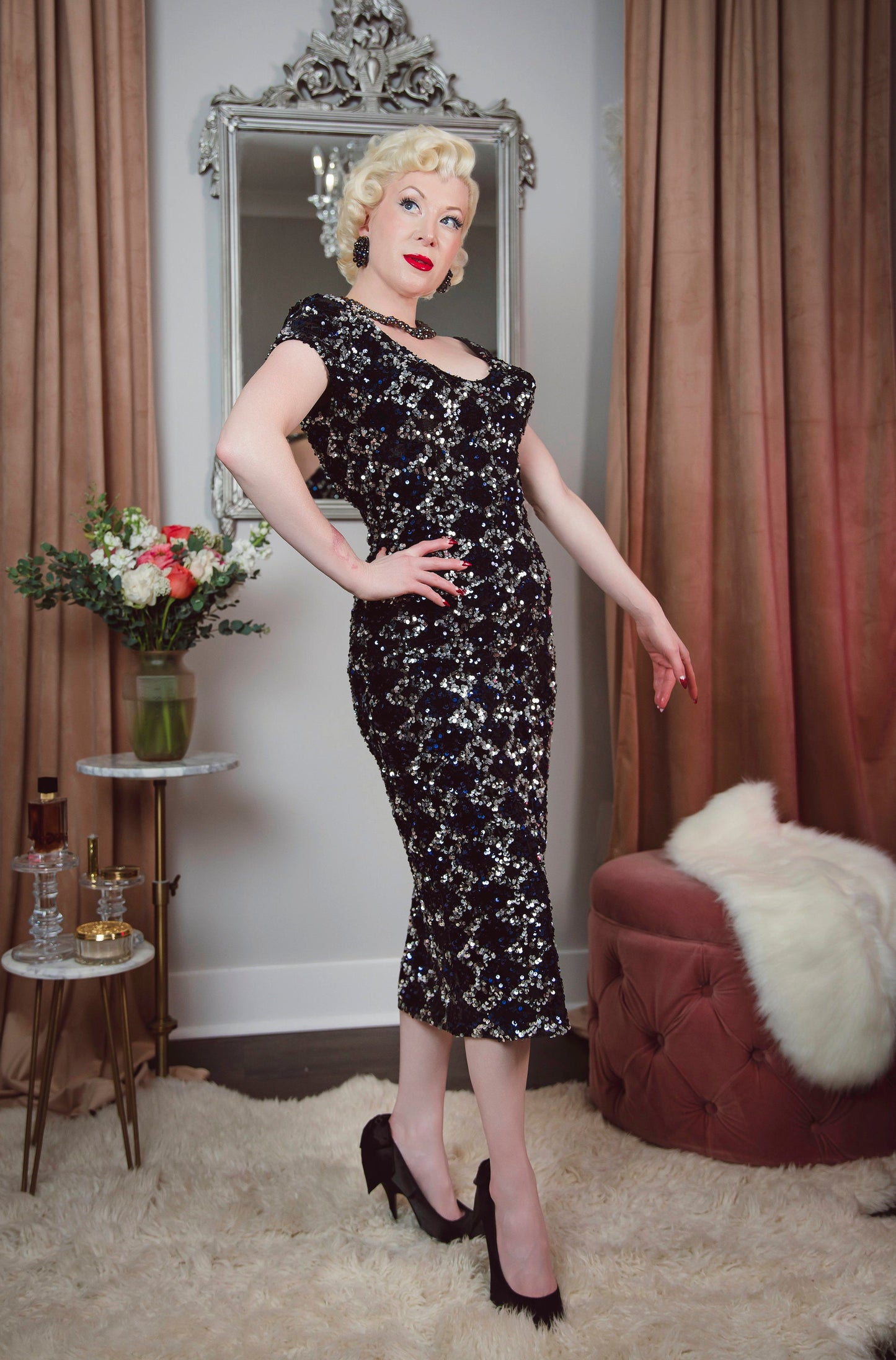 Center Stage Sequin Dress
