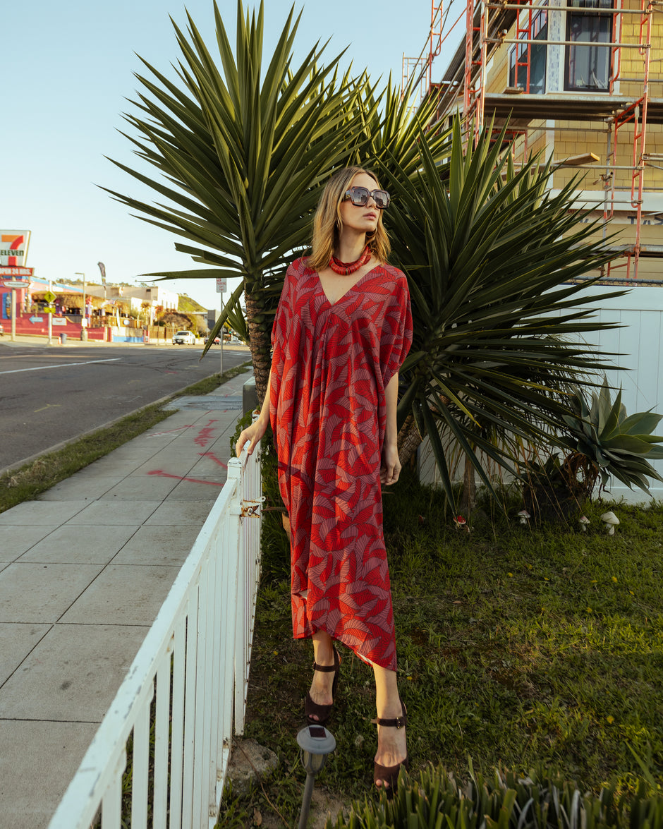 Jennafer Grace Hopi Eye Blanc Kaftan