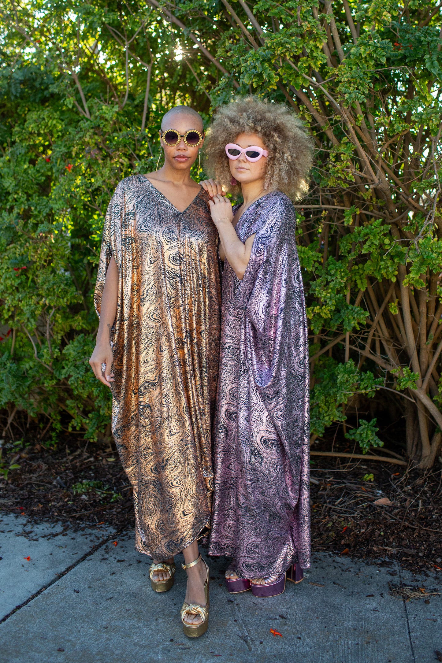The Girls’ Night Caftan Glam Pack in Shimmering Currents!