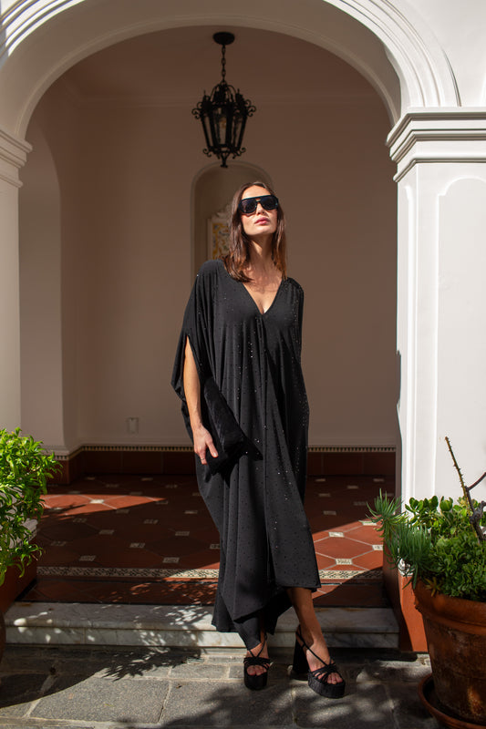 Disco Moderne Sequin Caftan Kaftan Dress