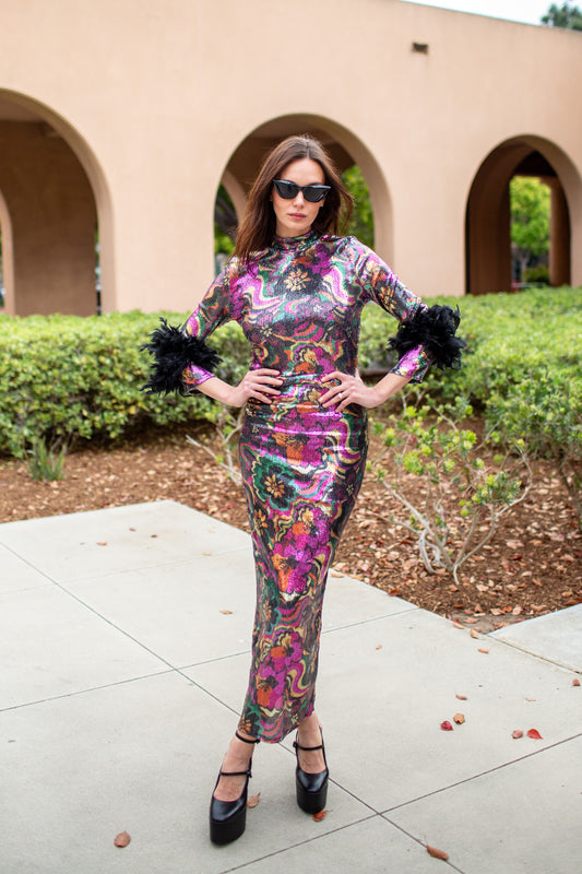 Catroux dress in Hysteria (PRE-ORDER)