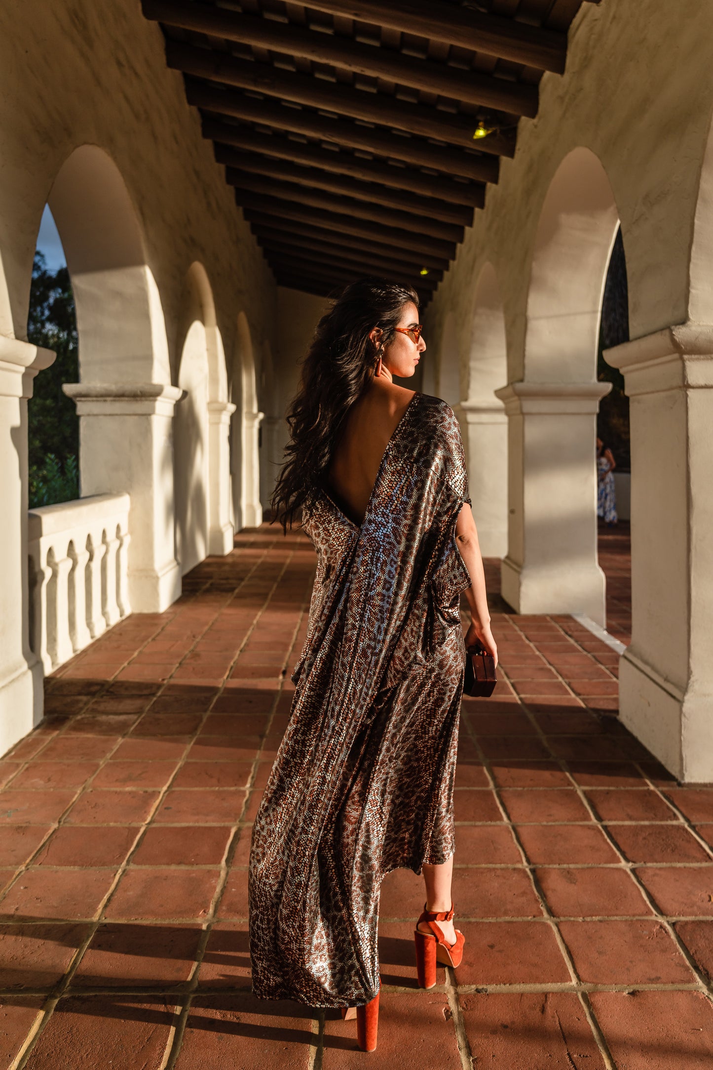 Leopard Shine Caftan