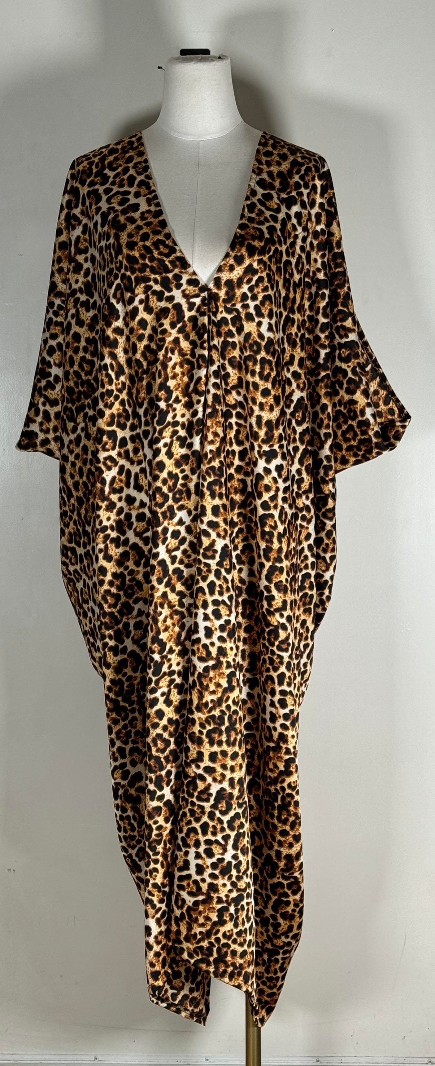 Lydia Leopard Caftan