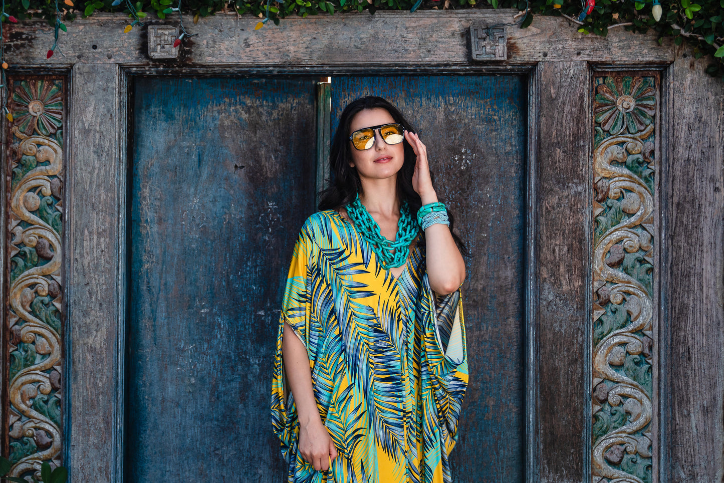 Papaya Palms Caftan